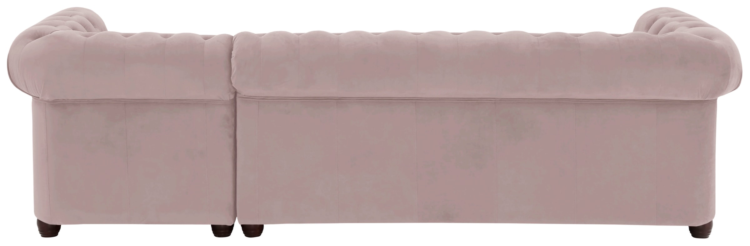 Home affaire Chesterfield-Sofa »New Castle L-Form«, hochwertige Knopfheftung in Chesterfield-Design, B/T/H: 255(171/72)