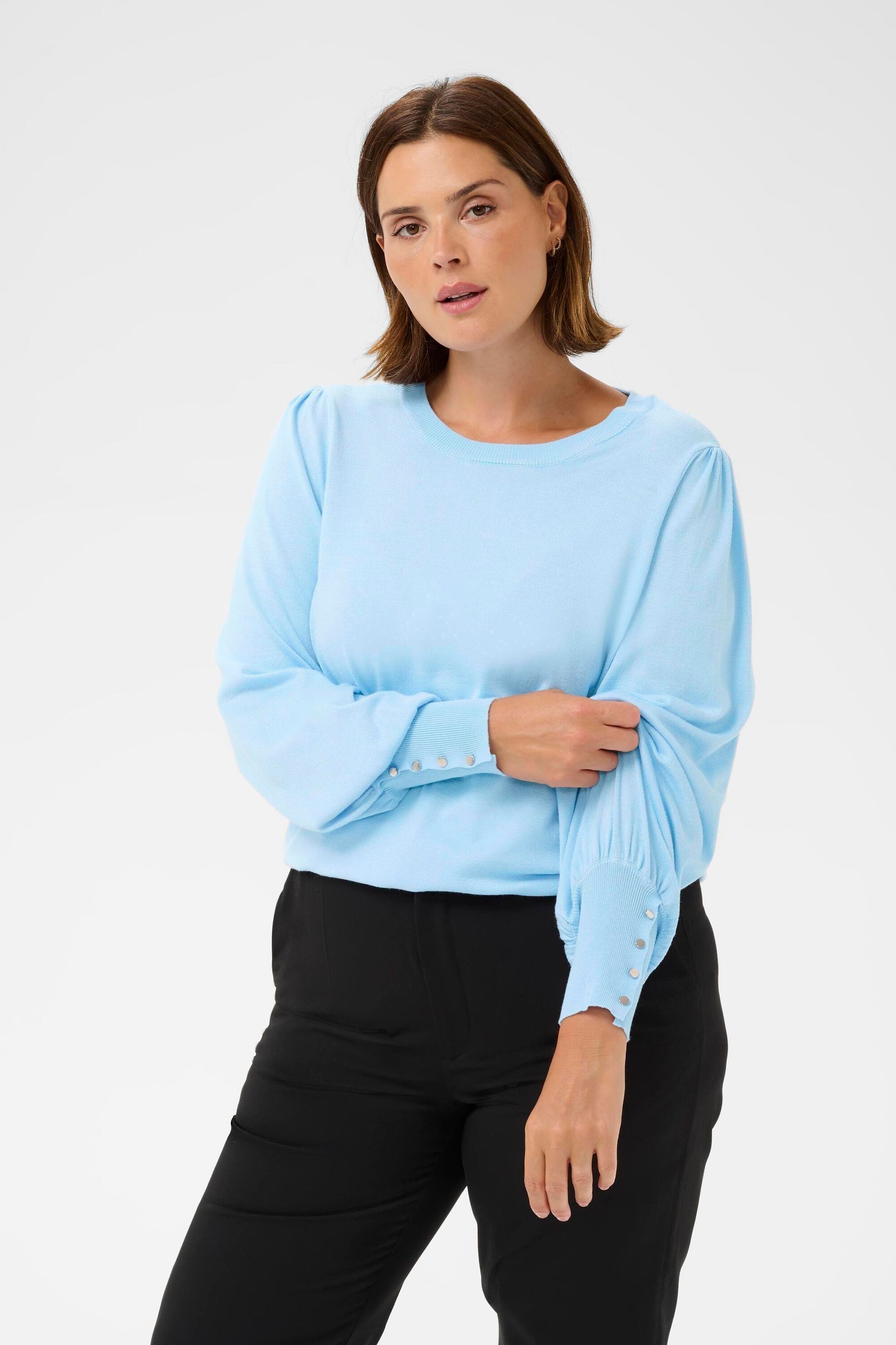 KAFFE Curve Strickpullover »Damen Strickpullover KClizzy«