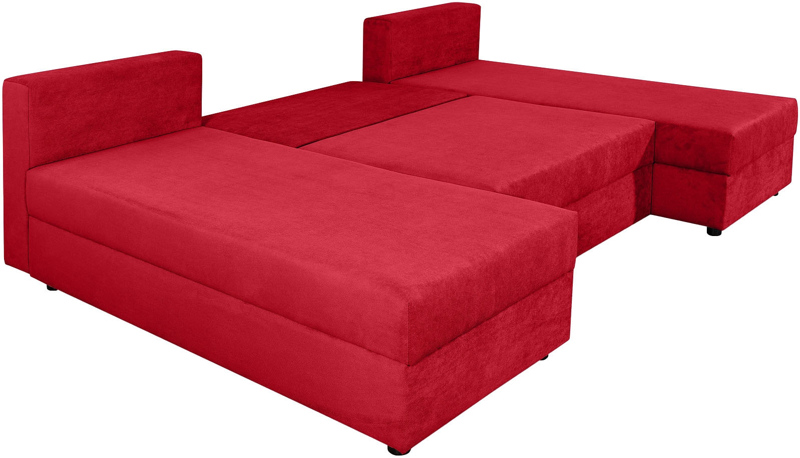 COLLECTION AB »Pico U-Form« Wohnlandschaft,2 X Ottomane,Polyätherschaum Polsterung