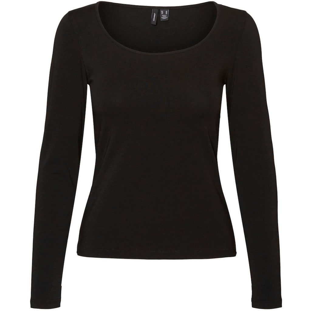 Vero Moda Langarmshirt »VMMAXI«, aus Bio-Baumwolle