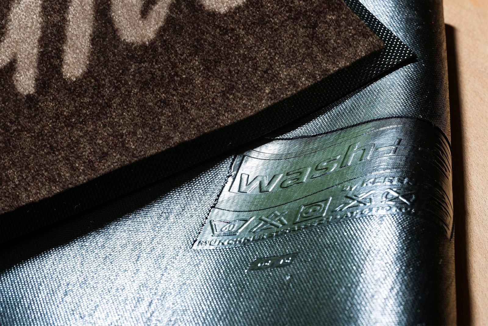 wash+dry by Kleen-Tex Fußmatte »Welcome«, rechteckig, 9 mm Höhe, Schmutzfangmatte, mit Spruch, In- und Outdoor geeignet, waschbar