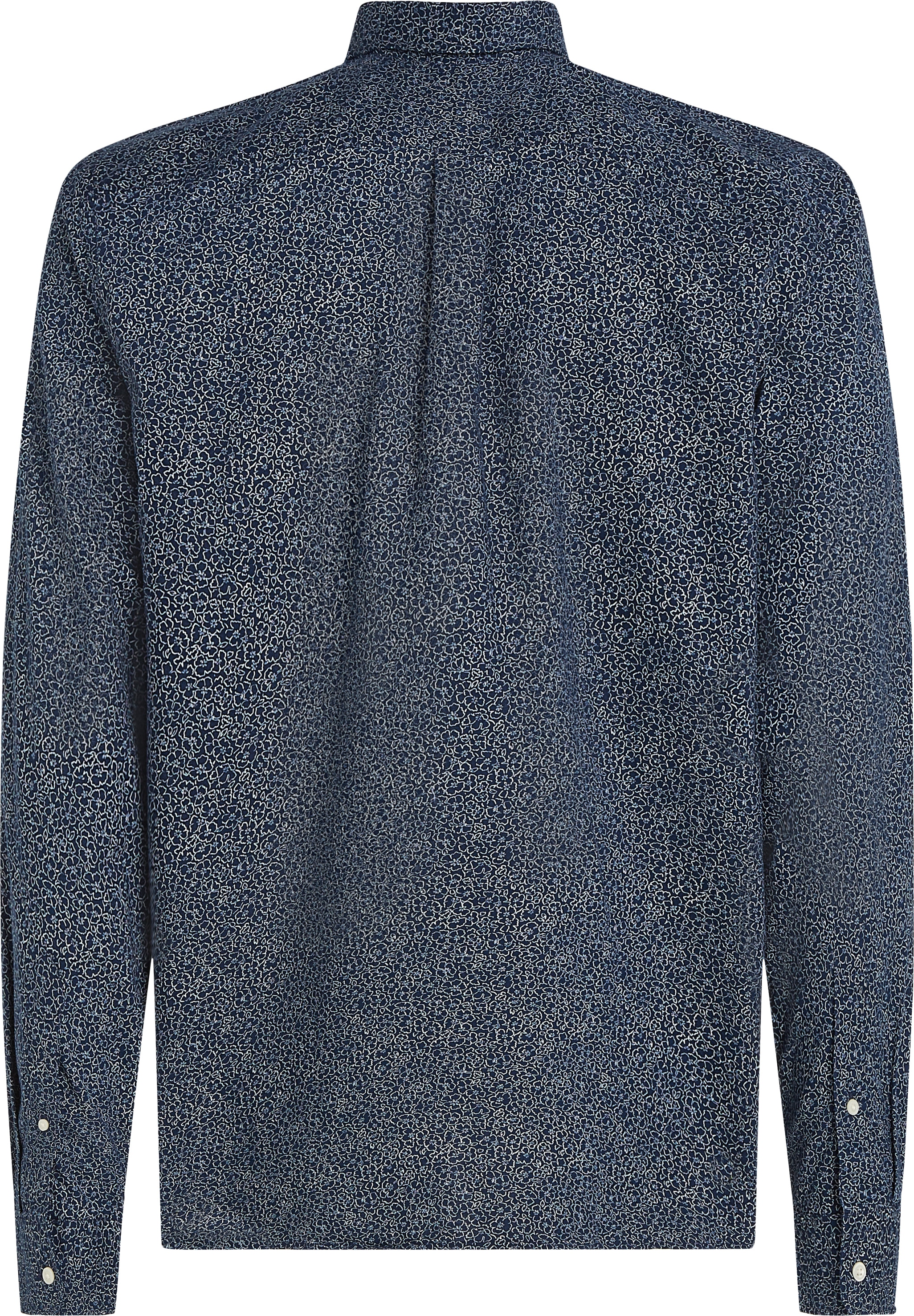 Tommy Hilfiger Big & Tall Langarmhemd »BT-FLX POPLIN LINR FLORAL S-B«, in Großen Größen, Logostickerei