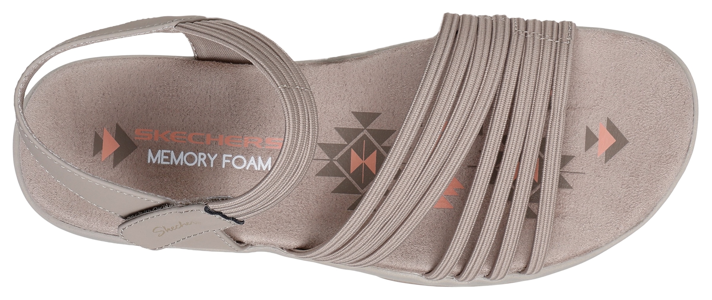 Skechers »REGGAE SLIM«  , Sommerschuh, Trekking Sandale mit praktischem Klettverschluss