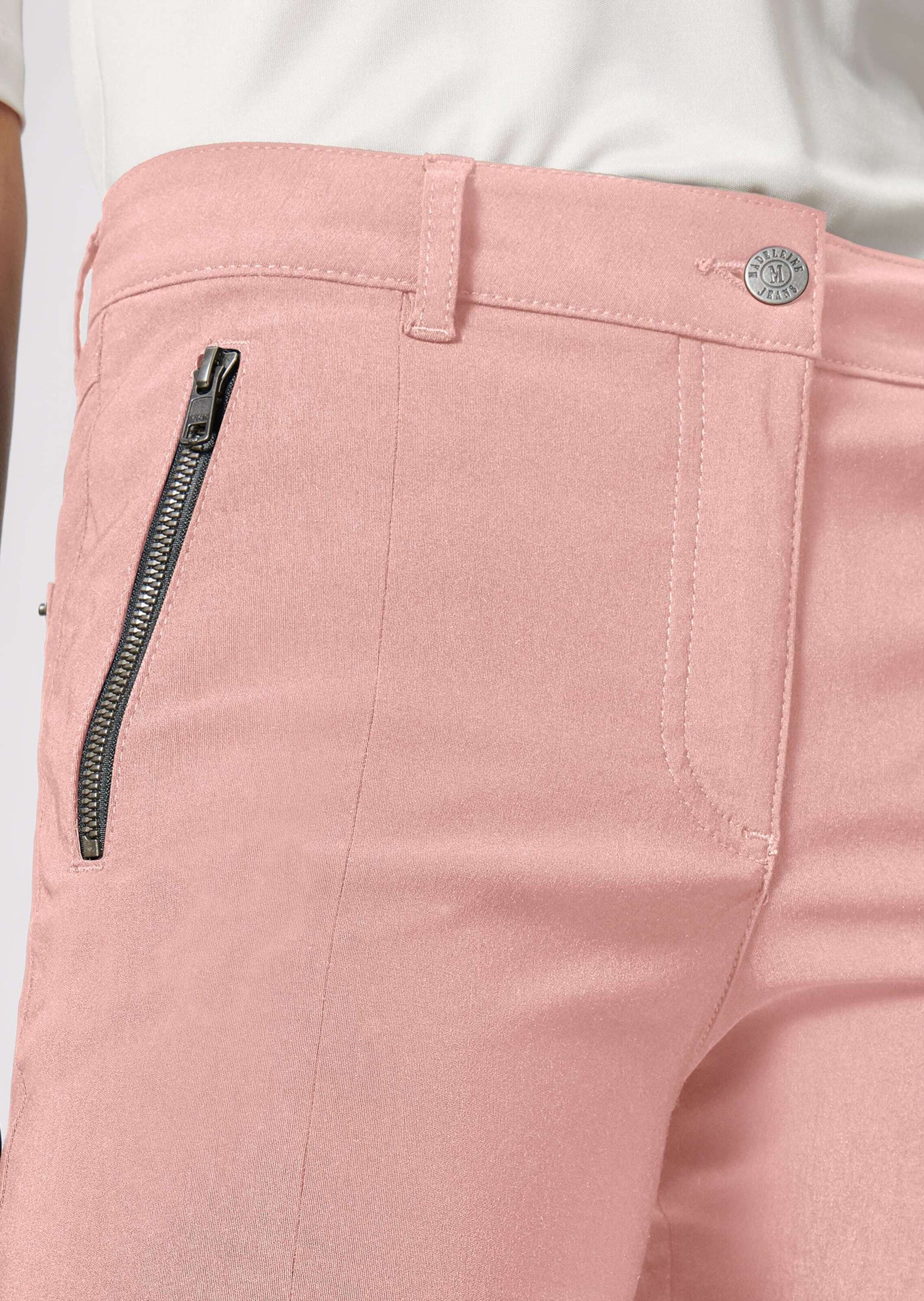 MADELEINE Stoffhose »Hose Schmale Skinny-Hose, Zippertaschen«