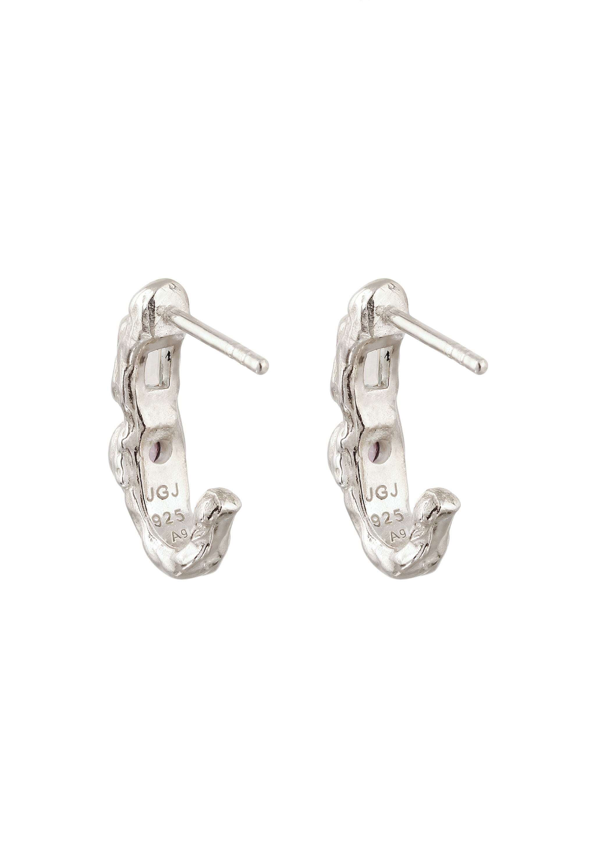 HAZE & GLORY Paar Ohrstecker »Ohrringe Ohrstecker mit Topas Iolit Hellblau 925 Sterling Silber«