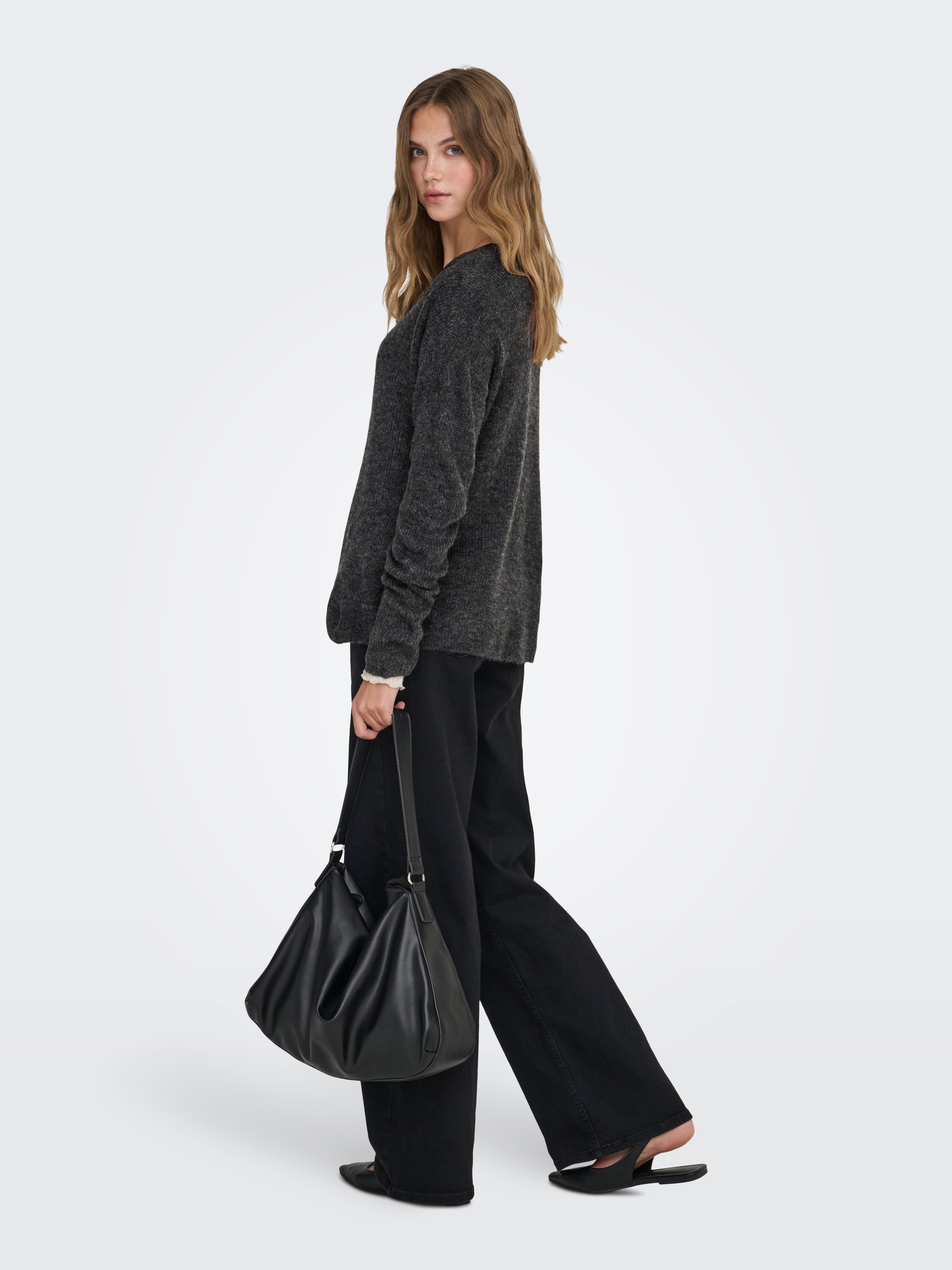 ONLY Strickpullover »ONLCAMILLA V-NECK L/S PULLOVER KNT NOOS«