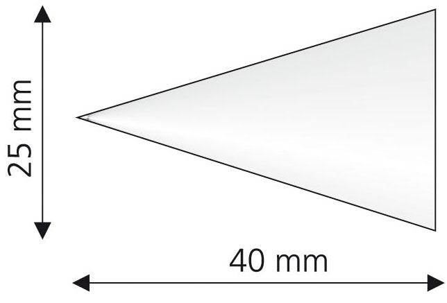 Liedeco Gardinenstangen-Endstück »Cone«, (Set, 2 St.), für Gardinenstangen Ø 16 mm