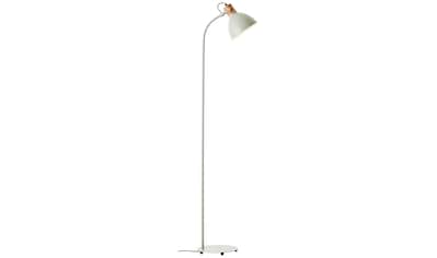 Stehlampe »Erena«, 1 flammig-flammig, Höhe 150 cm, E27, Metall/Holz, hellgrün