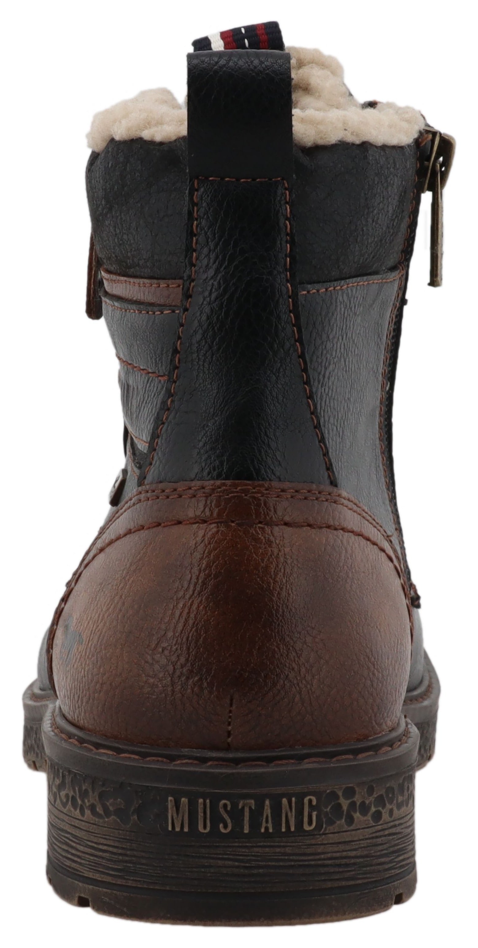 Mustang Shoes Winterstiefelette »Midor«  Schnürstiefel, Winterstiefel mit Warmfutter