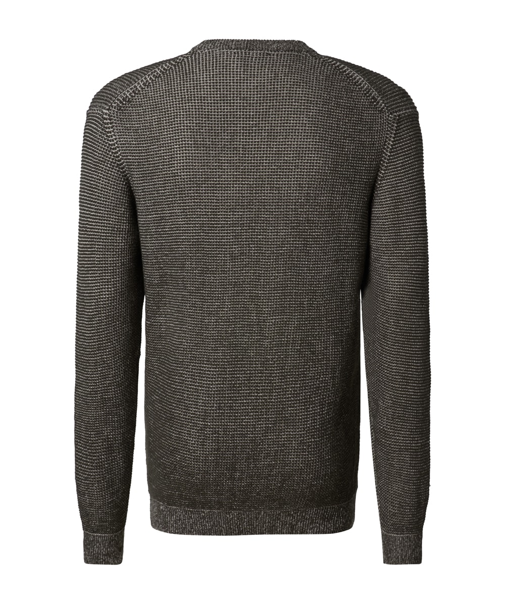 Pierre Cardin Rundhalspullover »Strick RH« Waffelmuster
