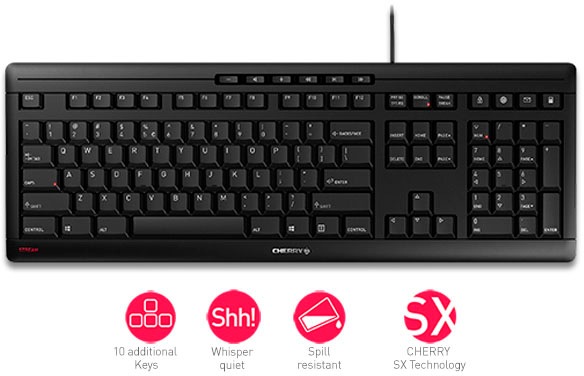 Cherry Tastatur »JK-8500«, (Multimedia-Tasten-USB-Anschluss) kaufen