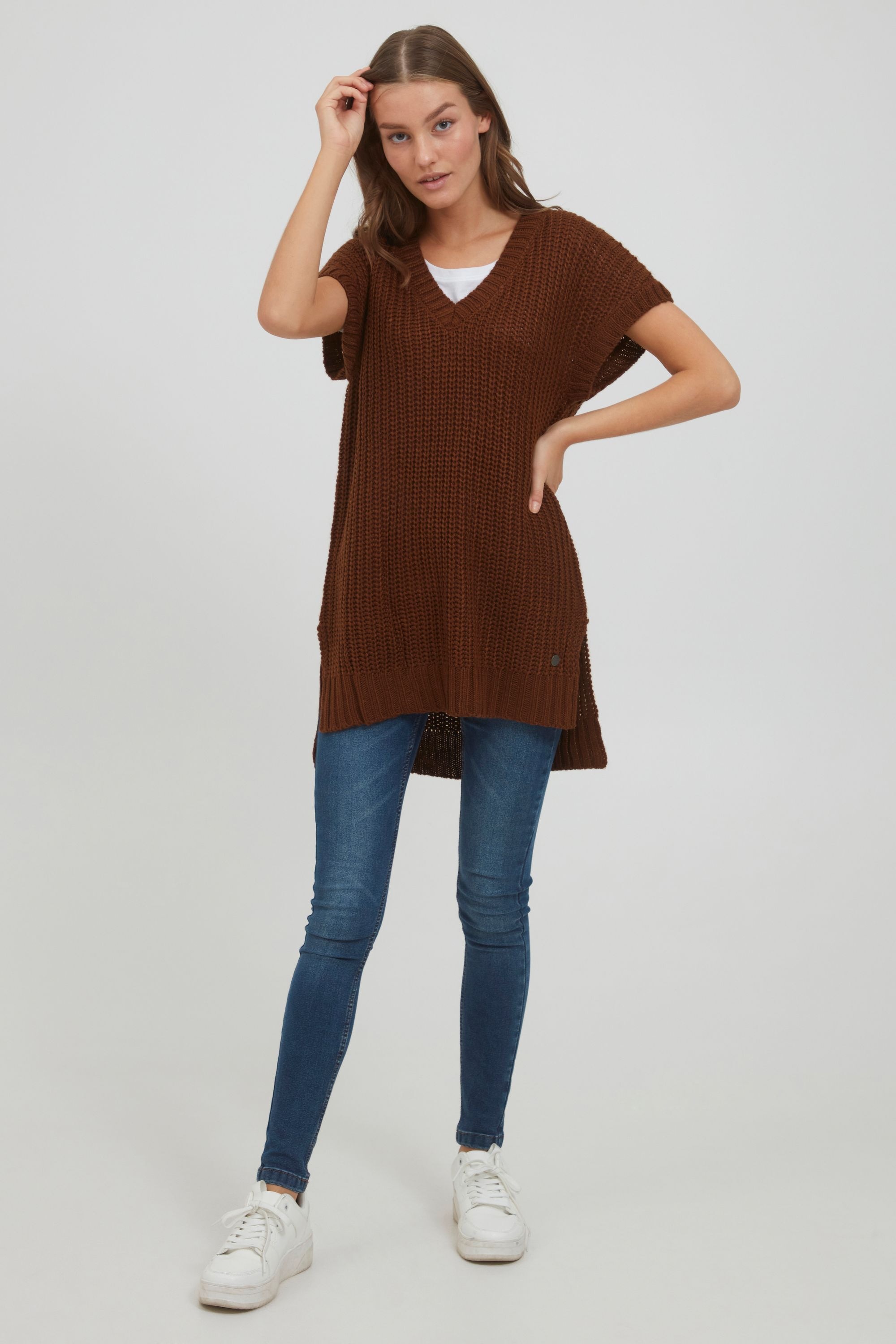 OXMO Strickfleece-Pullover »Strickpullover OXLene«