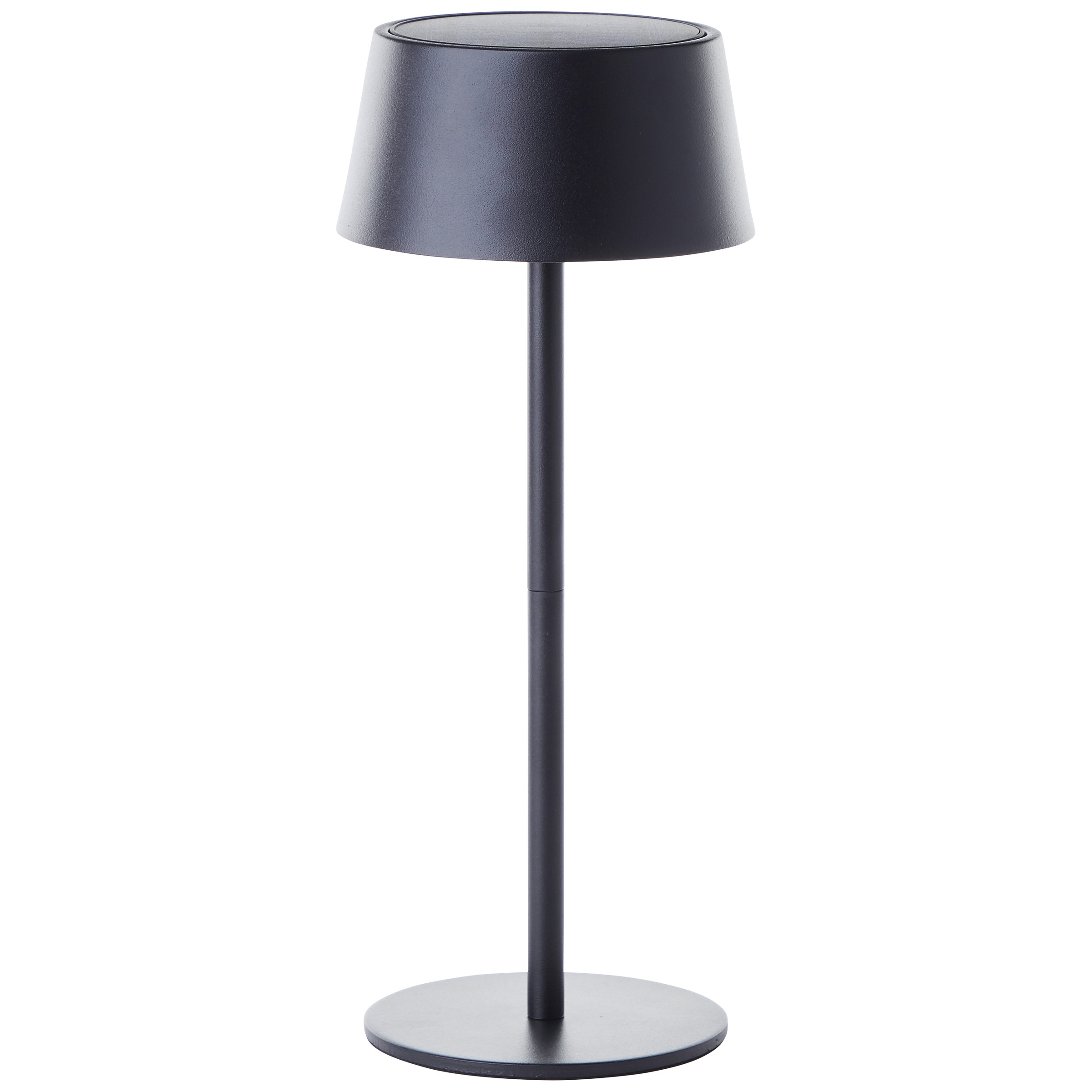 Brilliant LED Außen-Tischleuchte »Picco«, LED Außentischlampe Leuchte mit Solar in schwarz matt per USB ladbar
