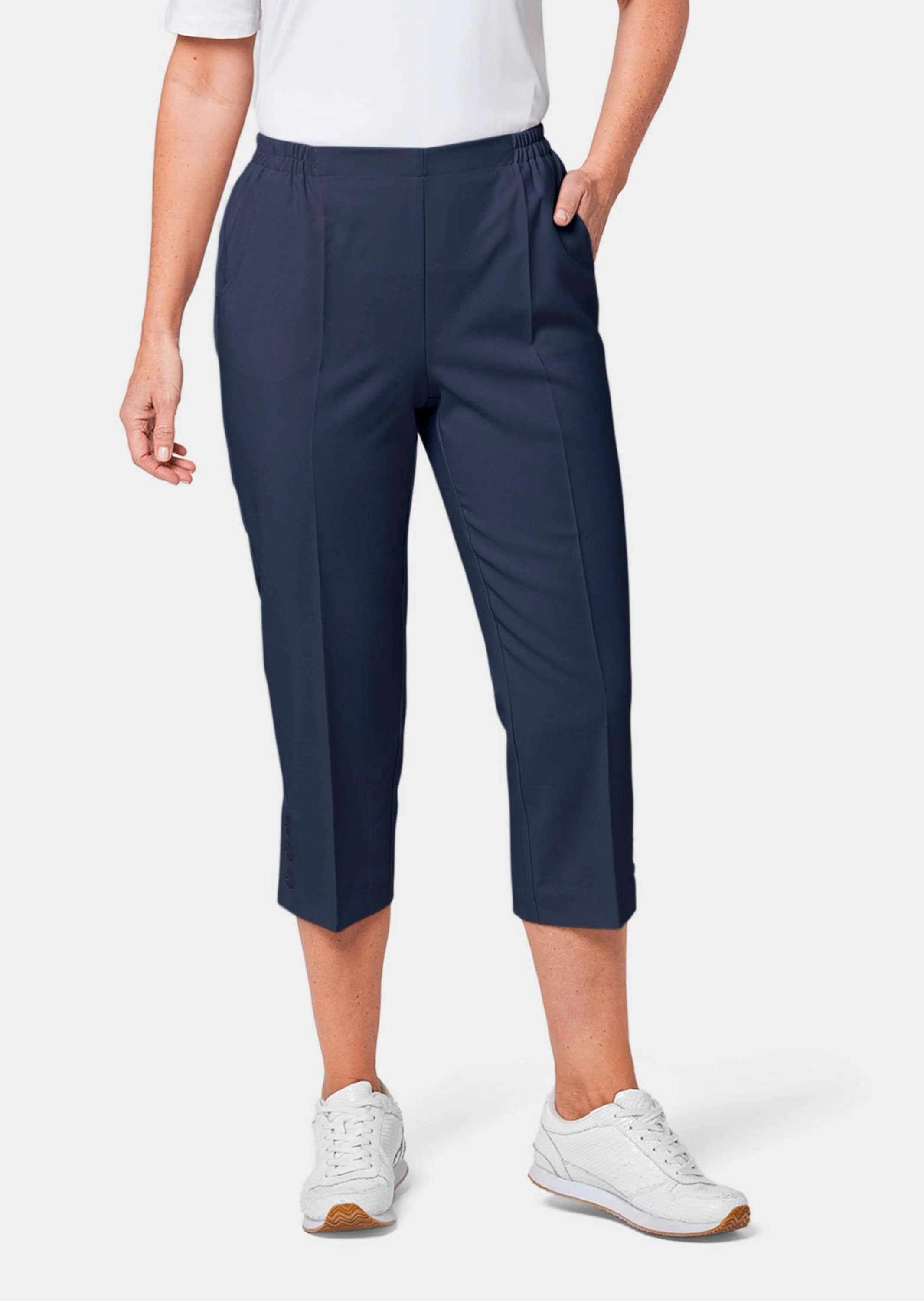 GOLDNER Caprihose »Capri-Reiseschlupfhose Pflegeleichte Capri-Schlupfhose«