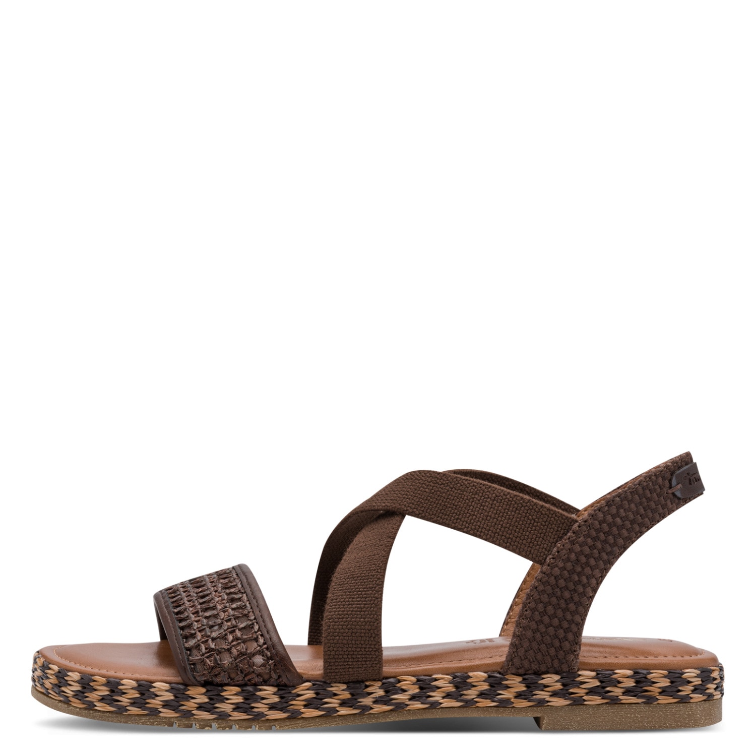 Tamaris Riemchensandale  Sommerschuh, Sandalette mit bestickter Sohle