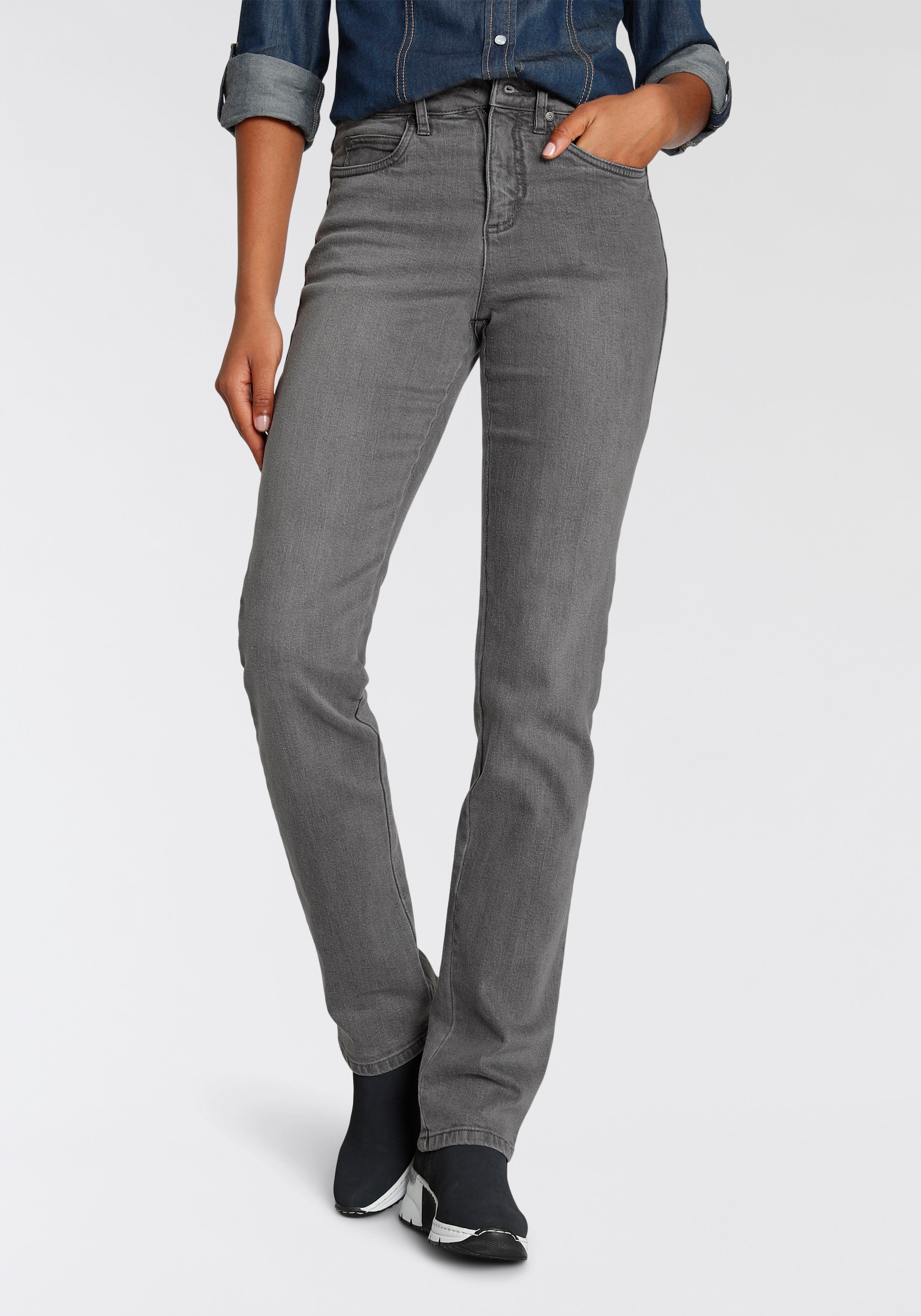 Arizona Gerade Jeans »Comfort-Fit«, High Waist