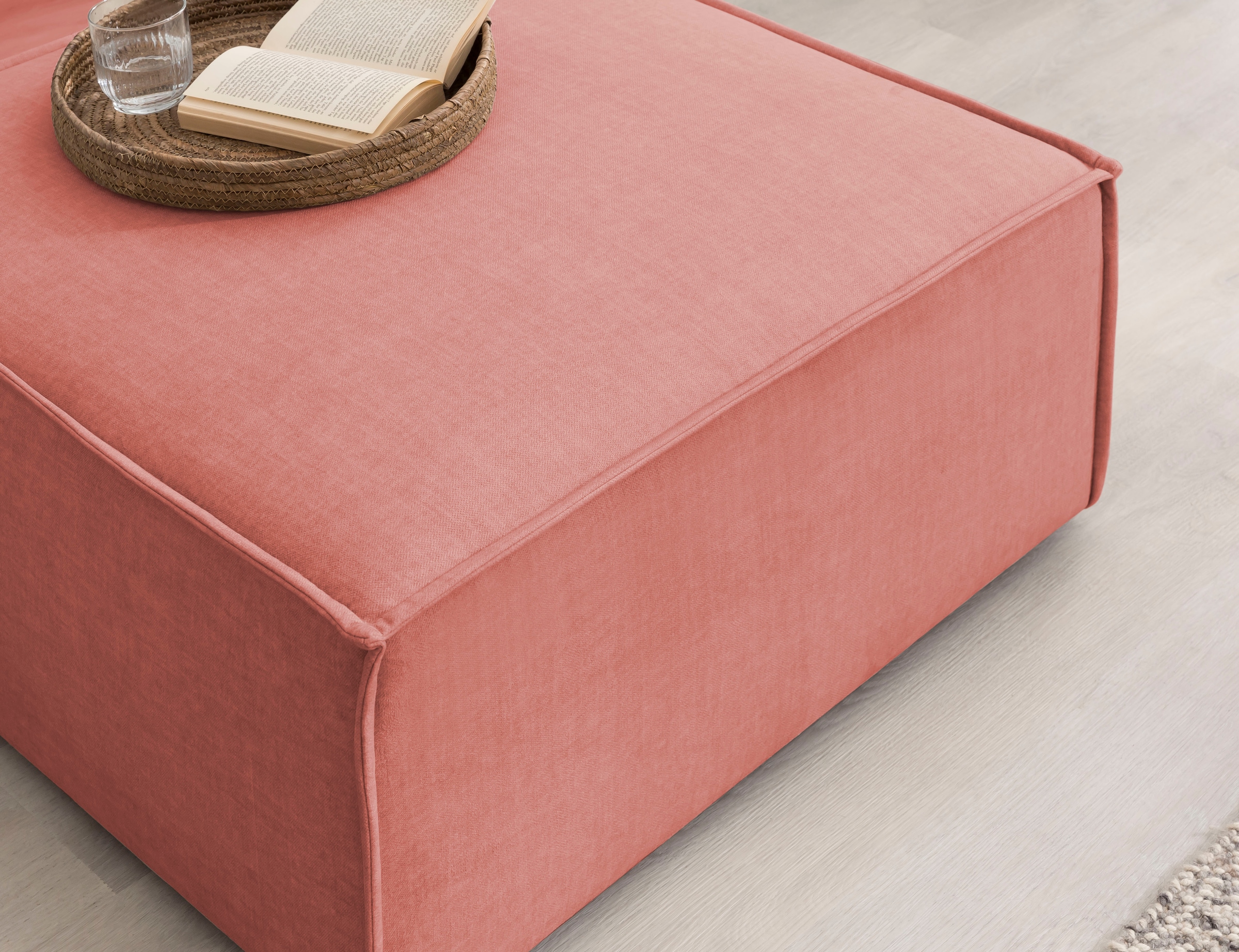 Home affaire Sessel »SHERWOOD«, Loveseat und Hocker im Set, passend zur Polster-Serie SHERWOOD