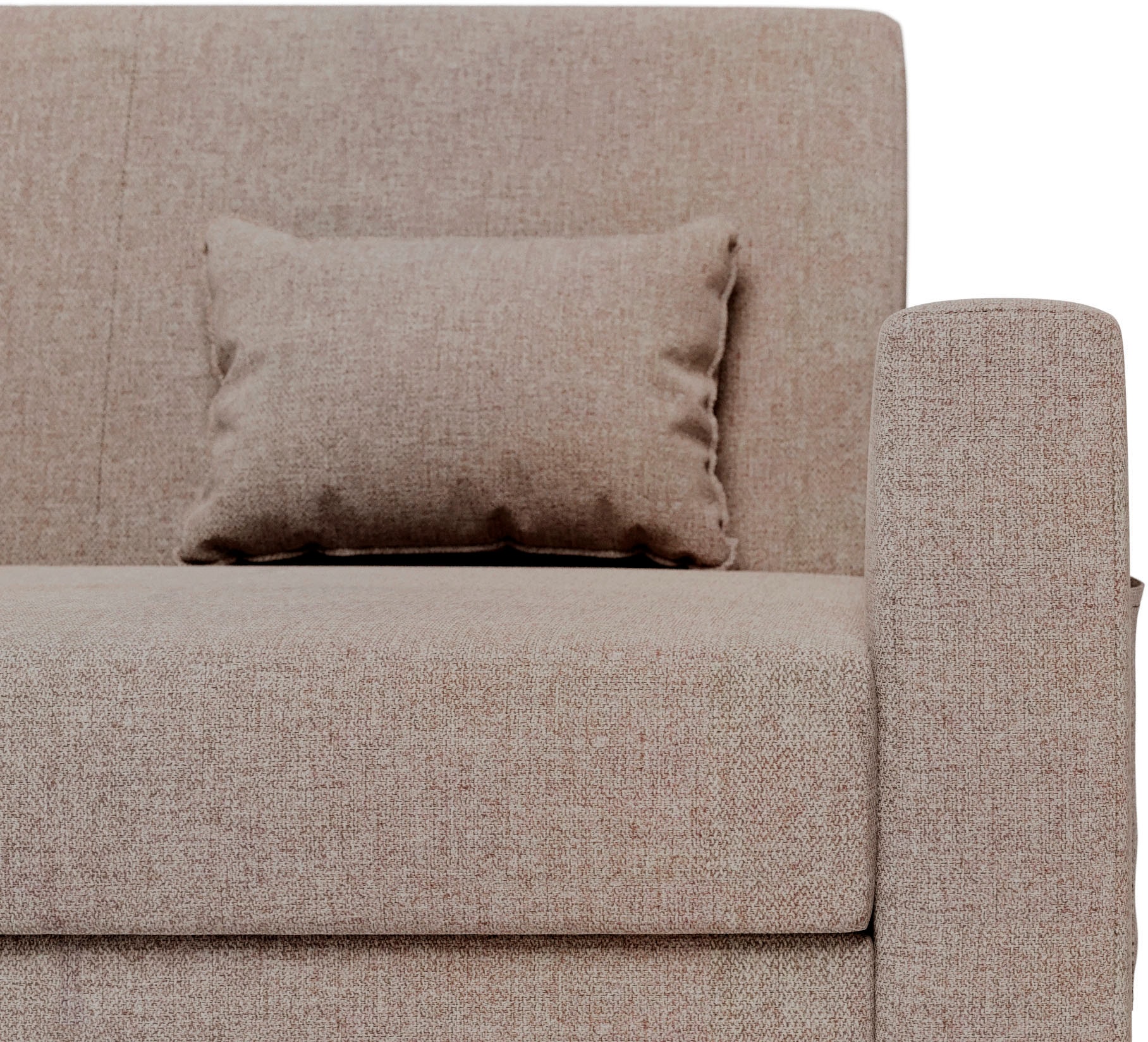 INOSIGN Schlafsofa »Ravena Breite 146 cm, mit Bettfunktion«, kompaktes 2-Sitzer Sofa, Breitcord, Webstoff