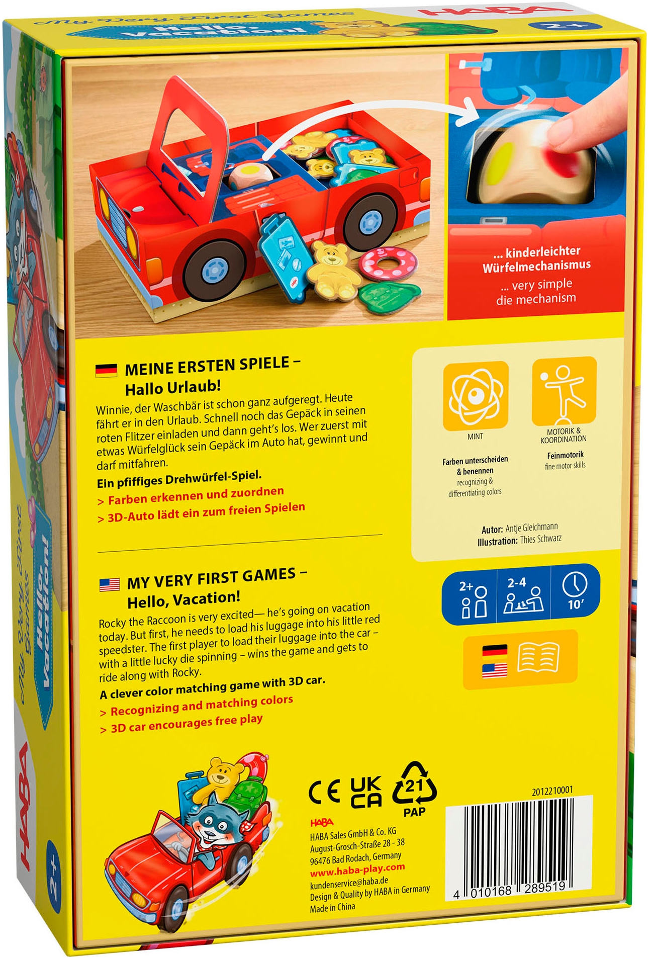 Haba Spiel »Meine ersten Spiele - Hallo Urlaub!«