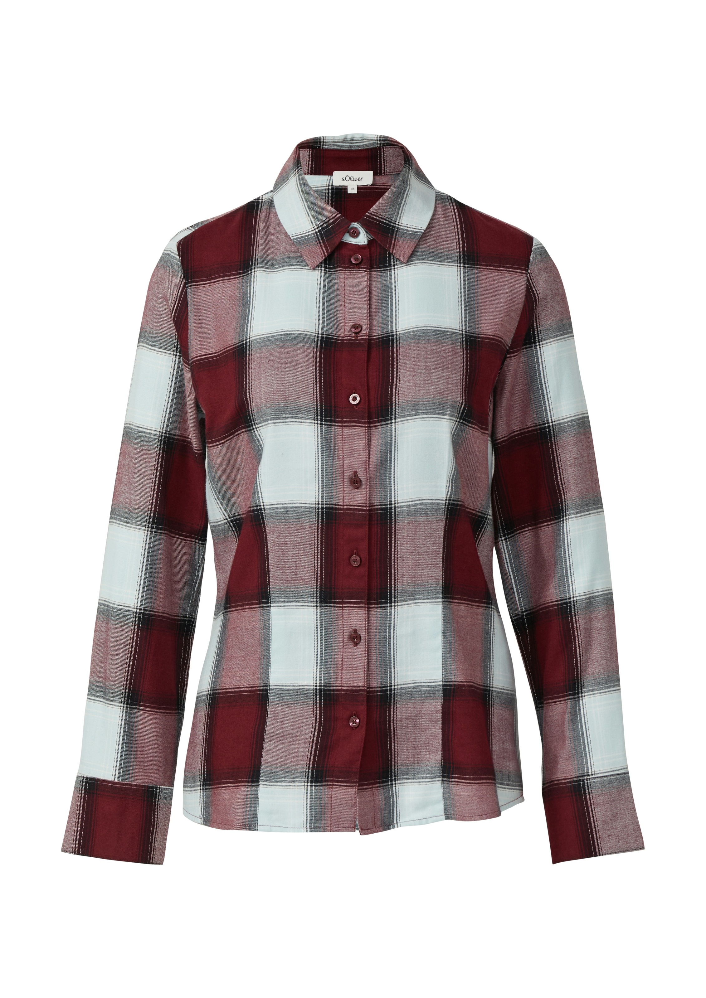 s.Oliver Hemdbluse mit Karo Muster