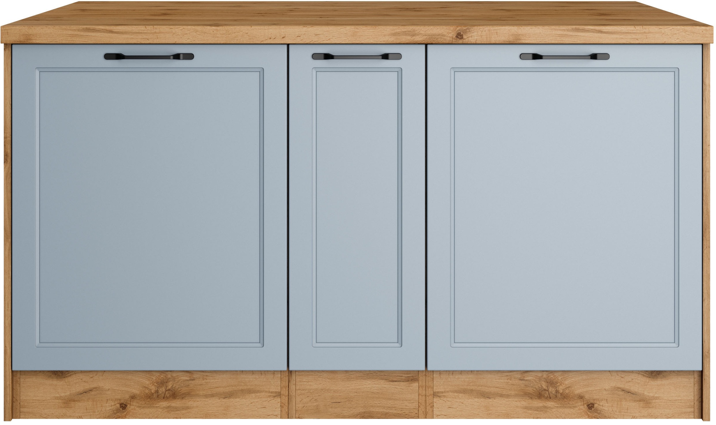 KOCHSTATION Kücheninsel »KS-Lana, Breite 153 cm«, MDF-Fronten, Arbeitsplatte 38mm stark