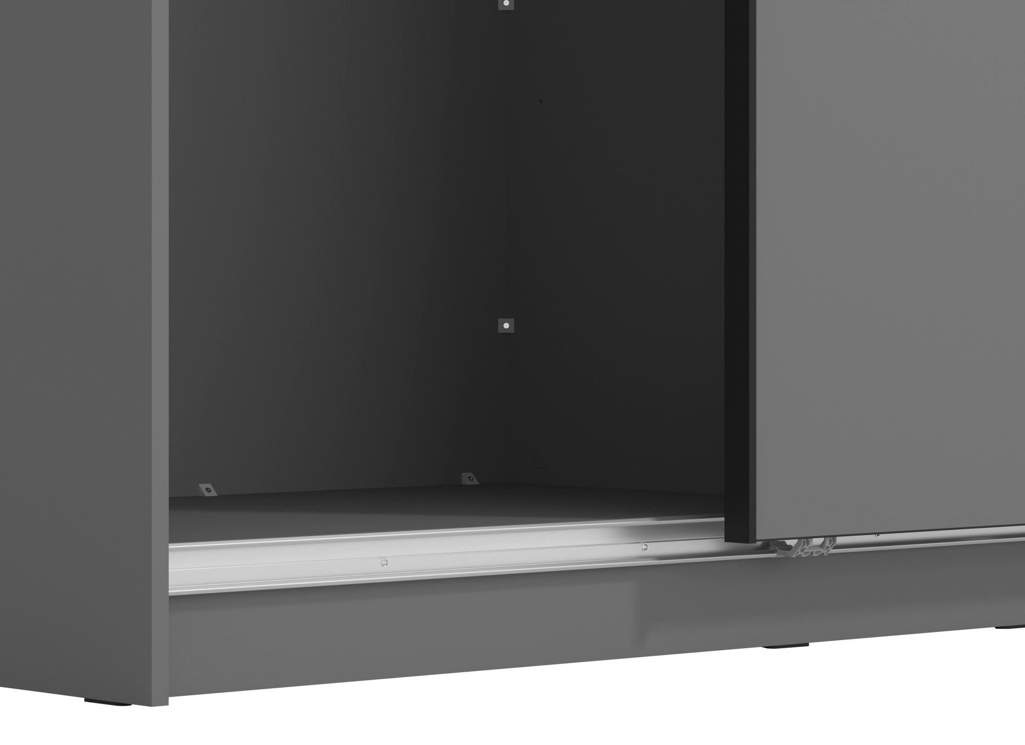 INOSIGN Schwebetürenschrank »Sierra klassischer Kleiderschrank Wäscheschrank 179 oder 217cm breit«, mit kompletter Inneneinteilung, FSC®-zertifizierter Holzwerkstoff