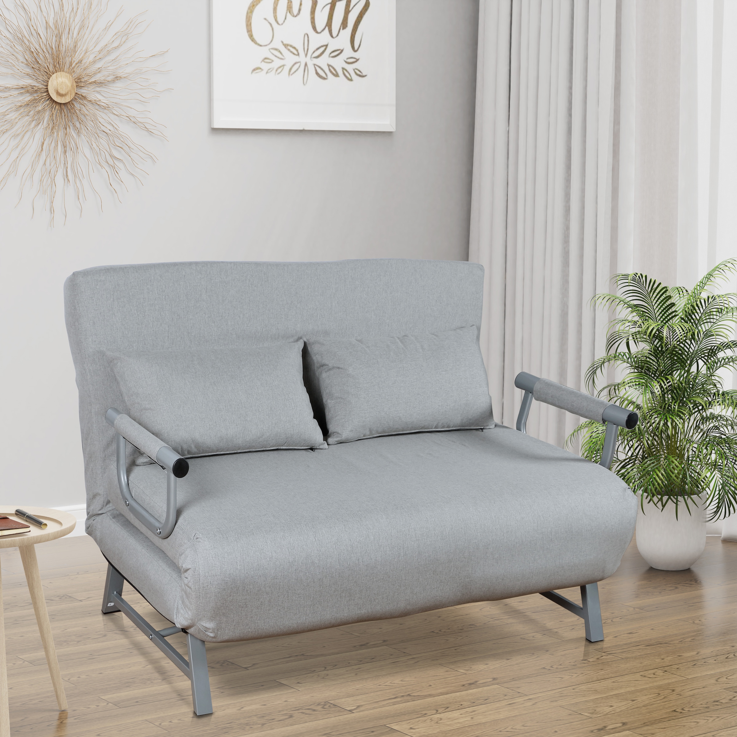 VCM Schlafsofa »VCM Schlafsofa | Polyester-Stoff | Maße H. 95 x B. 127 x T. 78 cm | Sofa mit Schlaffunktion | Schlafsofa - Kolino«, (VCM Kolino)