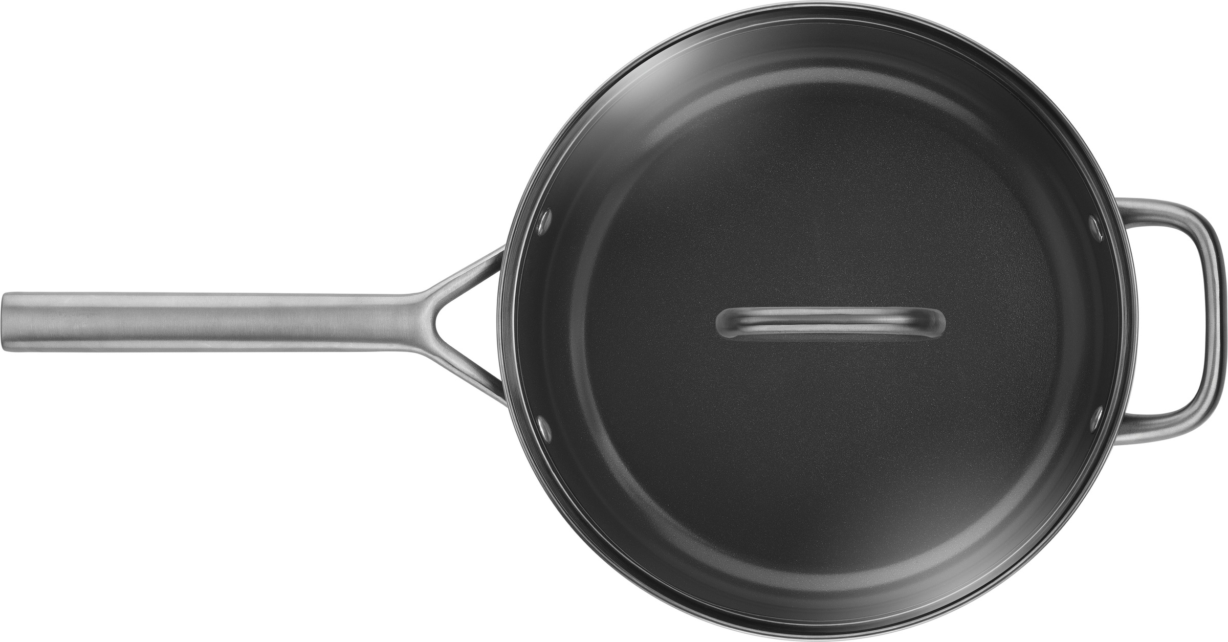 Zwilling Schmorpfanne »Milano, Pfanne mit Glasdeckel« Aluminium 1 tlg. Keramik-Antihaftbeschichtung, Induktion, Made in Italy