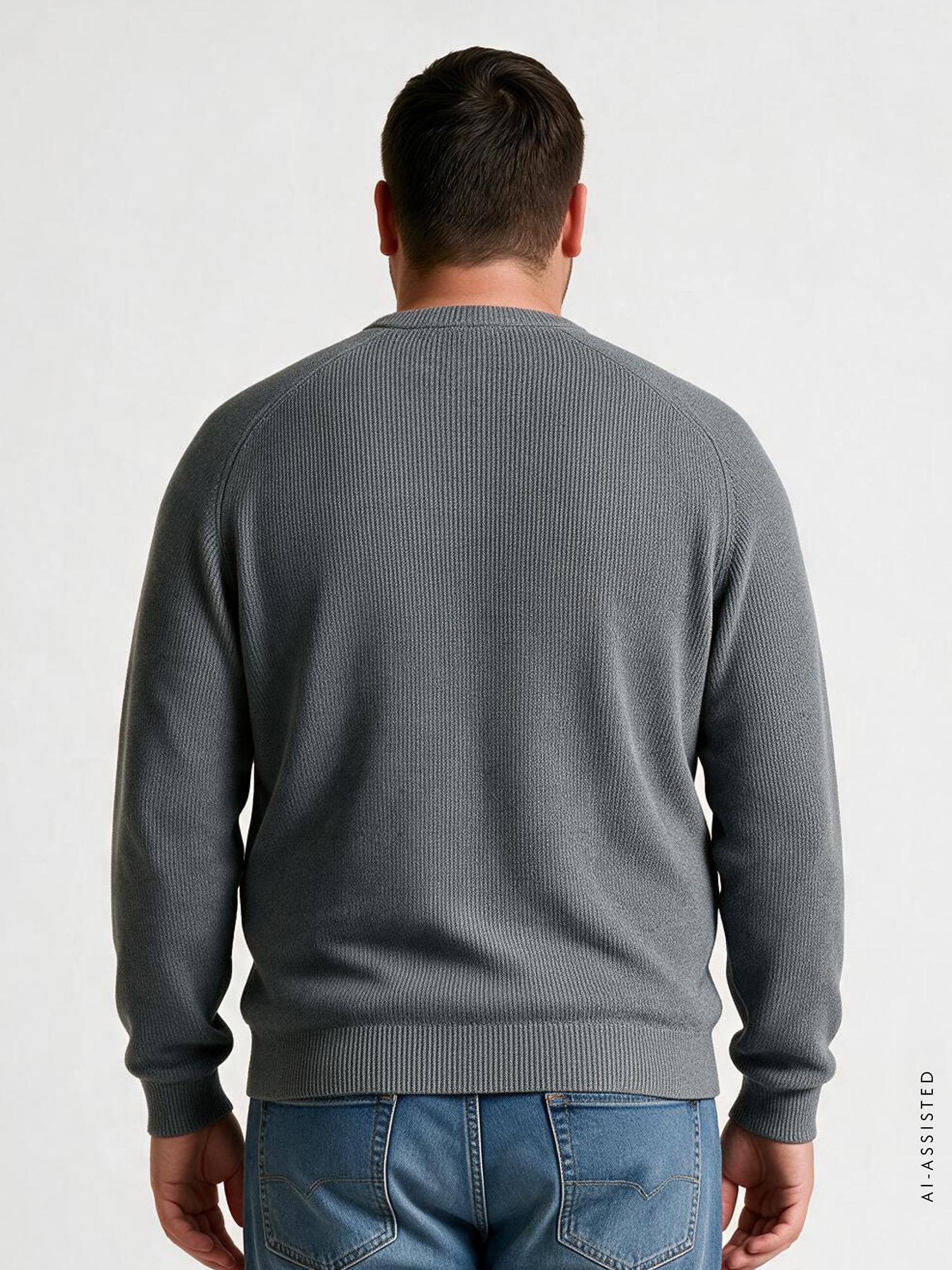 LERROS Strickpullover »Minimalistischer Strickpullover mit O-Neck in großen Größen«