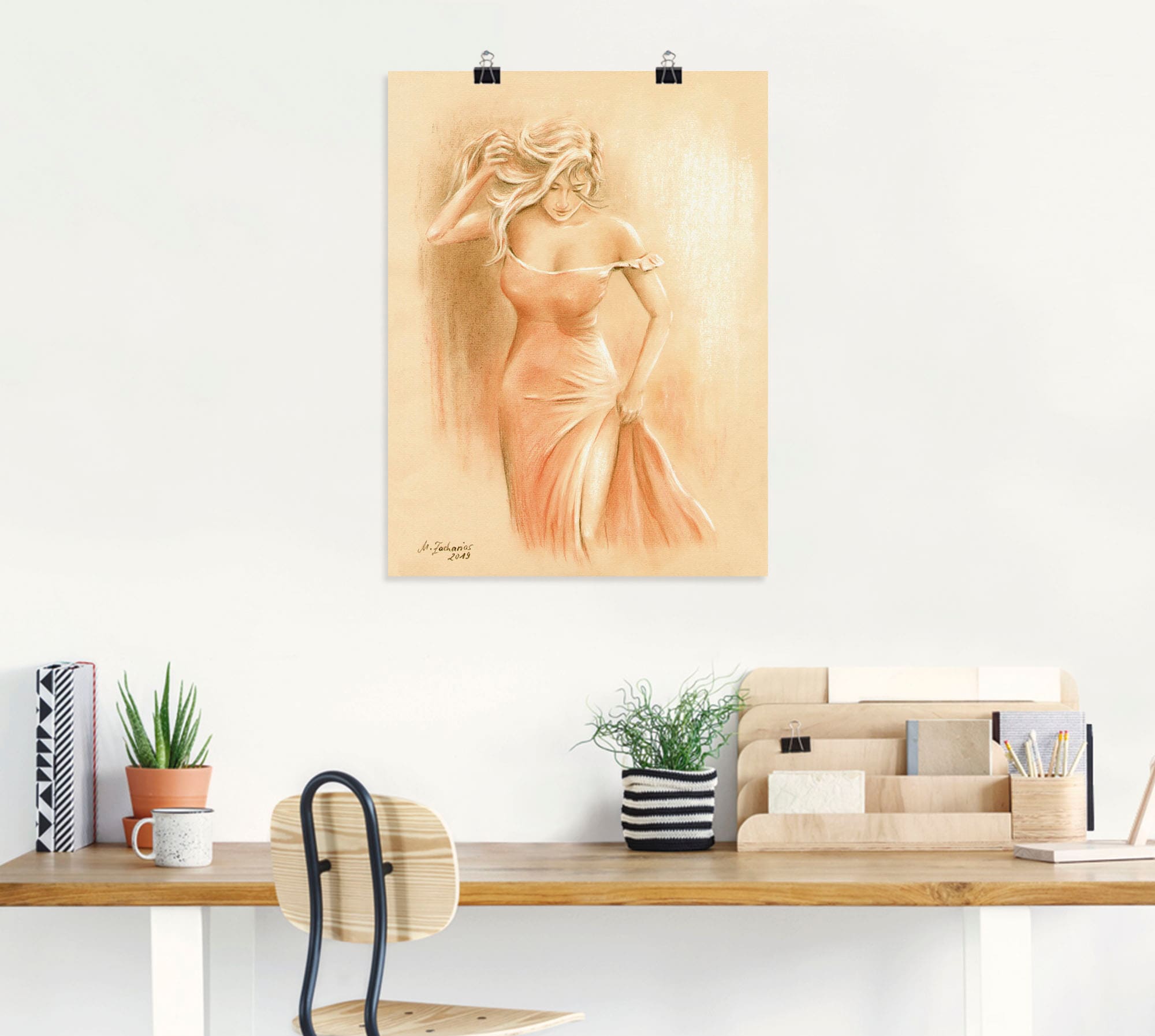 Artland Wandbild »Kurviges Model«, Erotische Bilder, (1 St.), als Leinwandbild, Poster in verschied. Größen