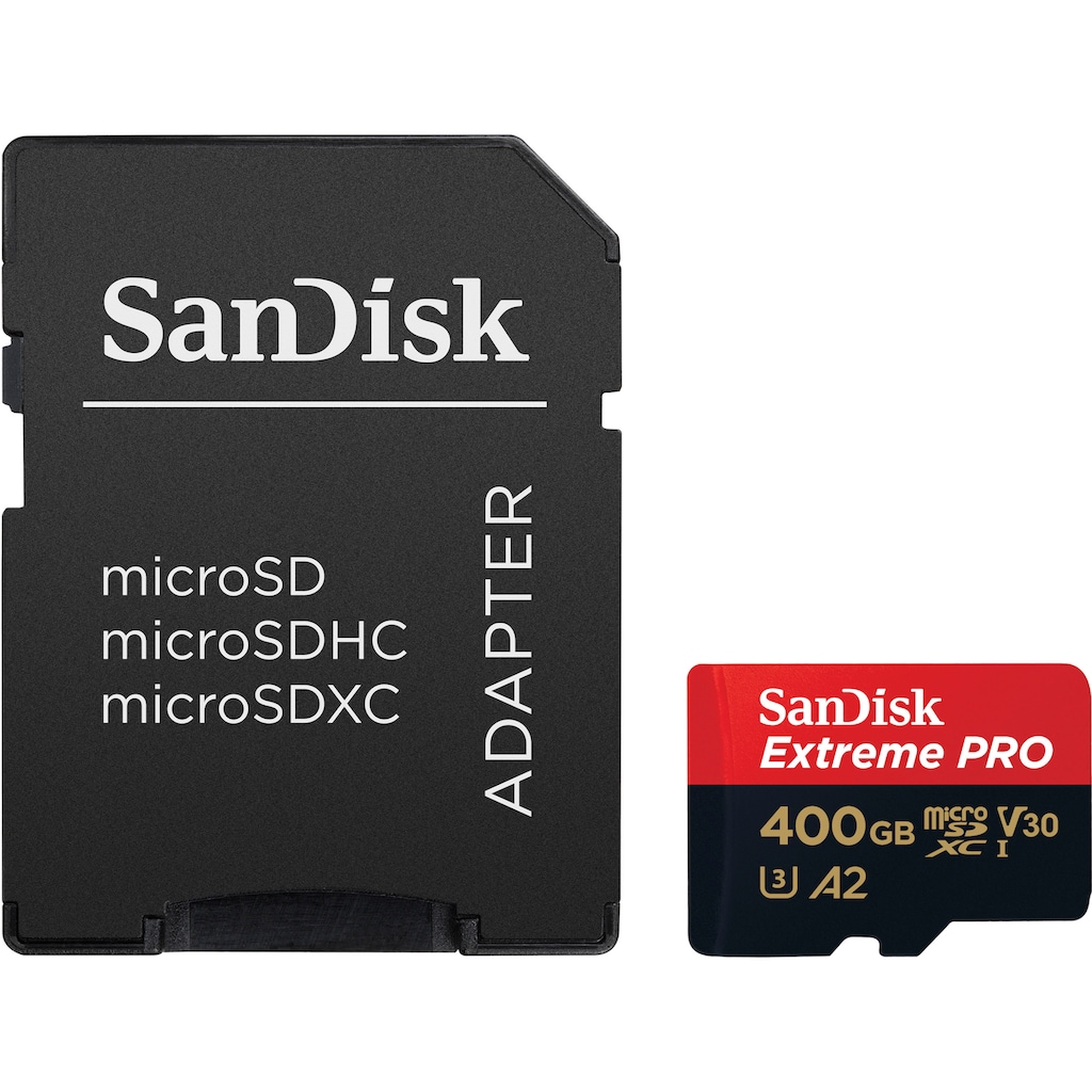 Sandisk Speicherkarte »Extreme PRO® microSD™ 400GB«, (Class 10 200 MB/s Lesegeschwindigkeit)