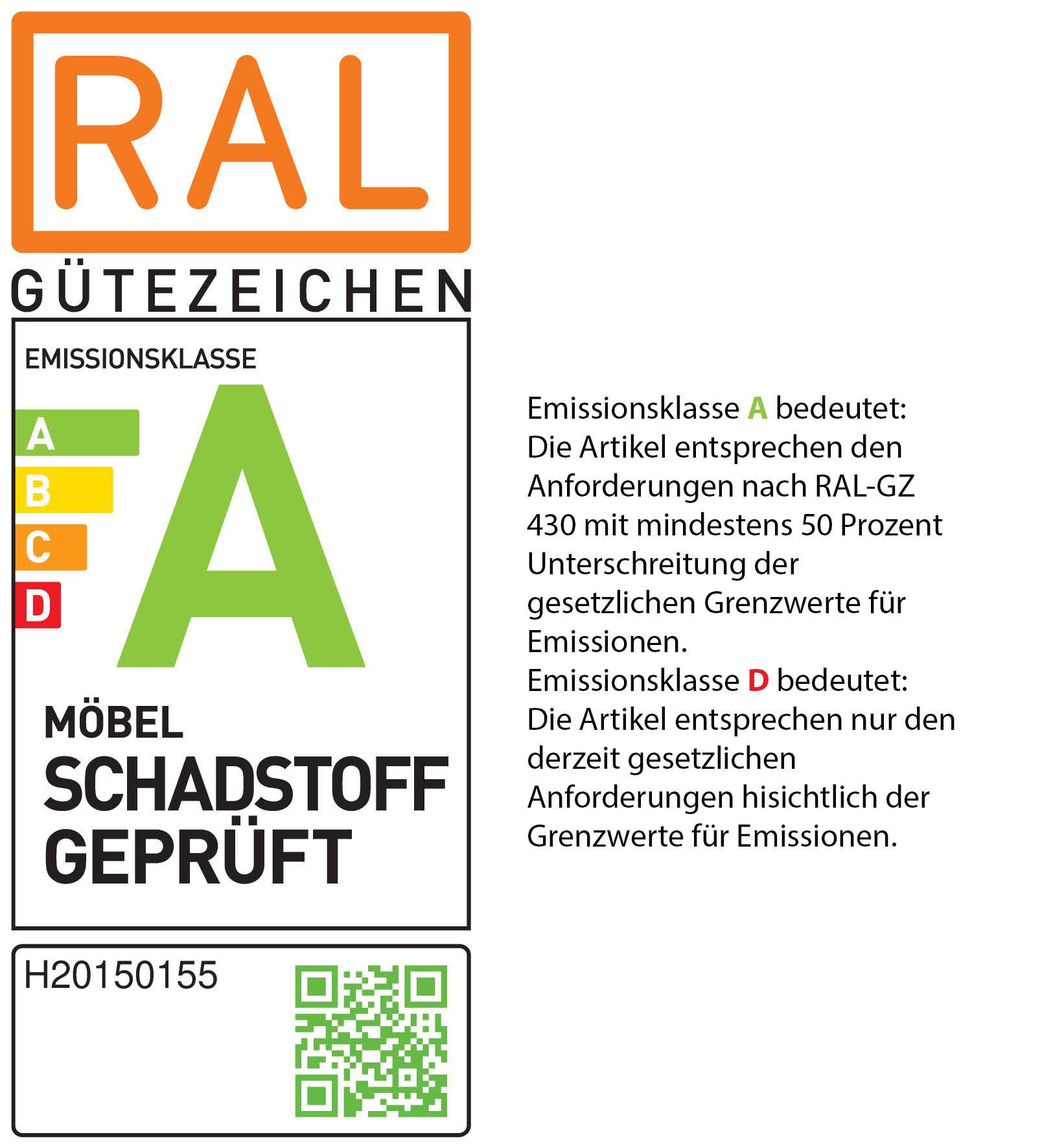WIEMANN Holzbett »Cardiff, Bettgestell, Bettrahmen, teilmassiv, mit Polsterkopfteil« Belastbarkeit 110/220 Kg, 4-fache höhenverstellbar, MADE IN GERMANY,  Fußteil aus Massivholz, verschiedene Größen