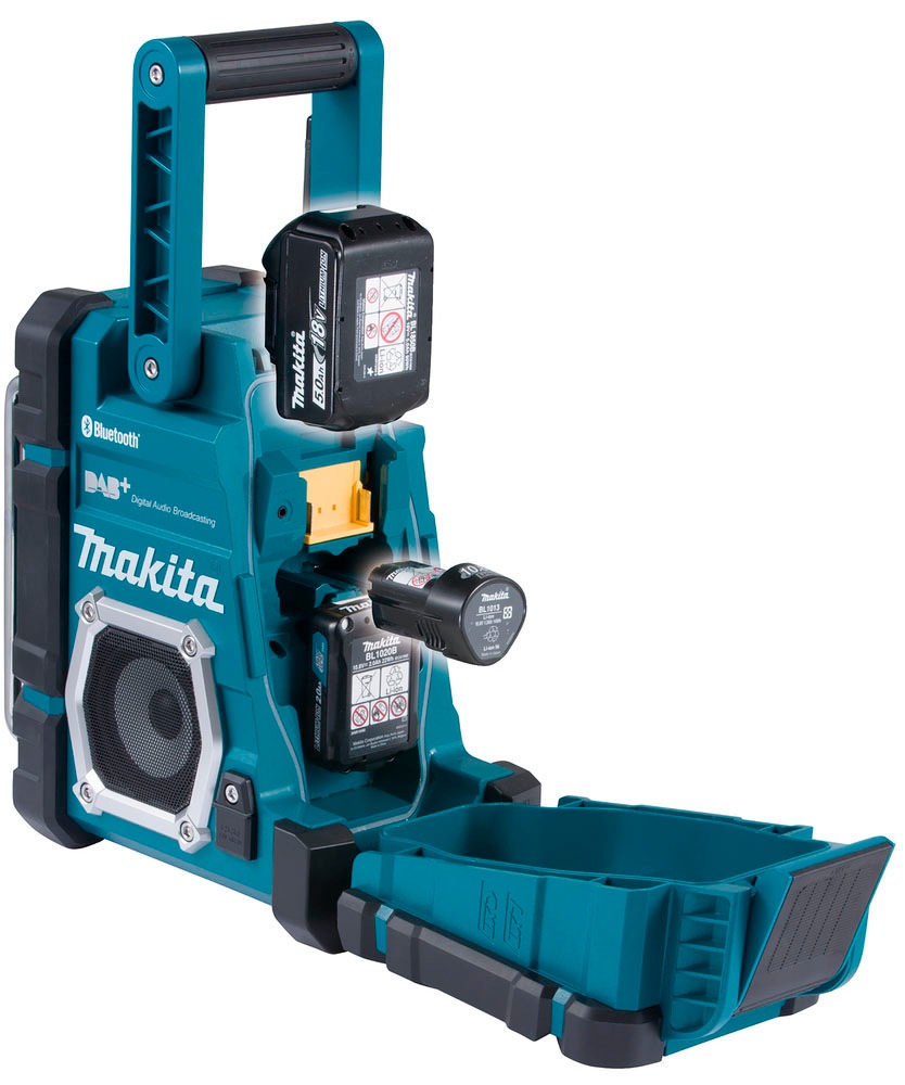 Makita Baustellenradio »DMR112«, (FM-Tuner-Digitalradio (DAB+), ohne Akku