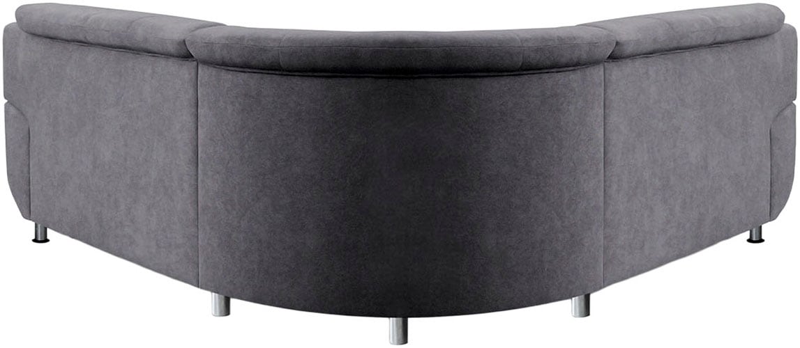 TRENDMANUFAKTUR Ecksofa »Ecksofa« L-Form, wahlw.mit Federkern, Füße chromfarben, Unser Dauertiefpreis