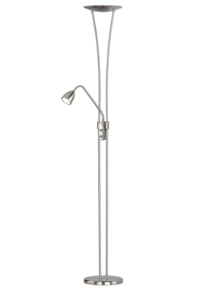 TRIO Leuchten, LED Deckenfluter LED-Modul, nickelfarben, 2, nickelfarben