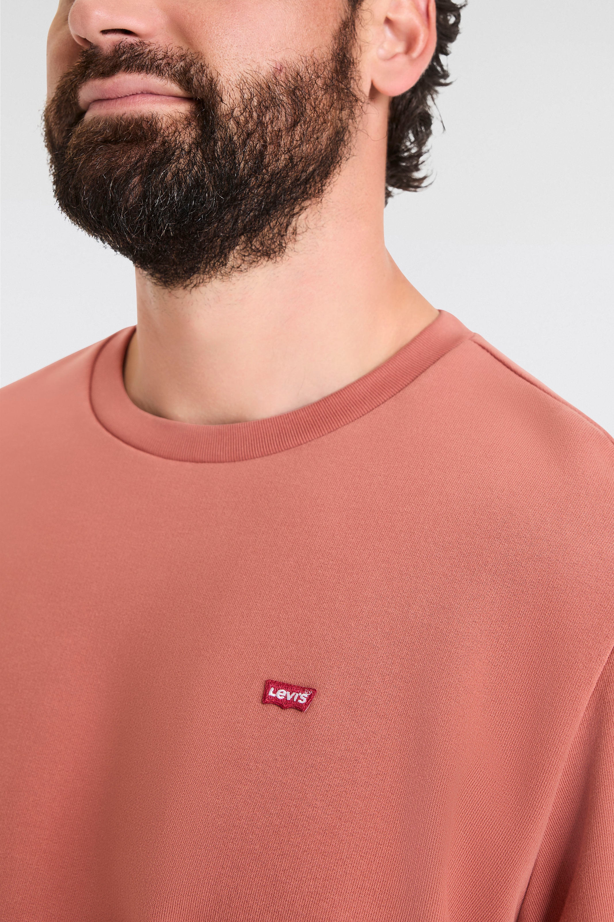 Levi's® Plus Sweatshirt »BIG ORIGINAL HM CREW«, mit Batwing-Logobadge