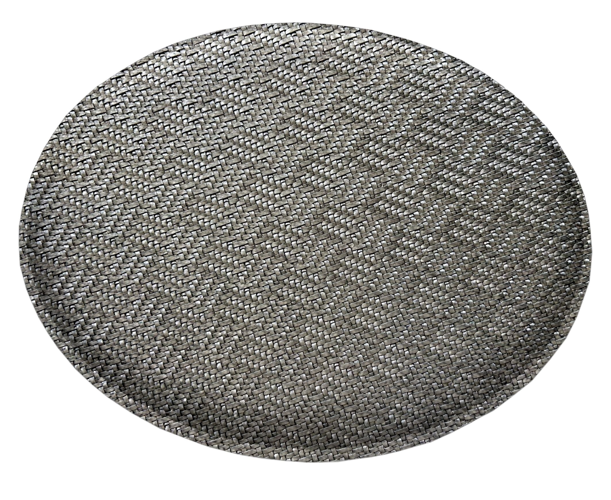 APELT, Stuhlkissen »Metallico« Schaumstoffplatte, anthrazit/glänzend, Kunstleder, B/L: 34 cm x 34 cm - 1 Stk.