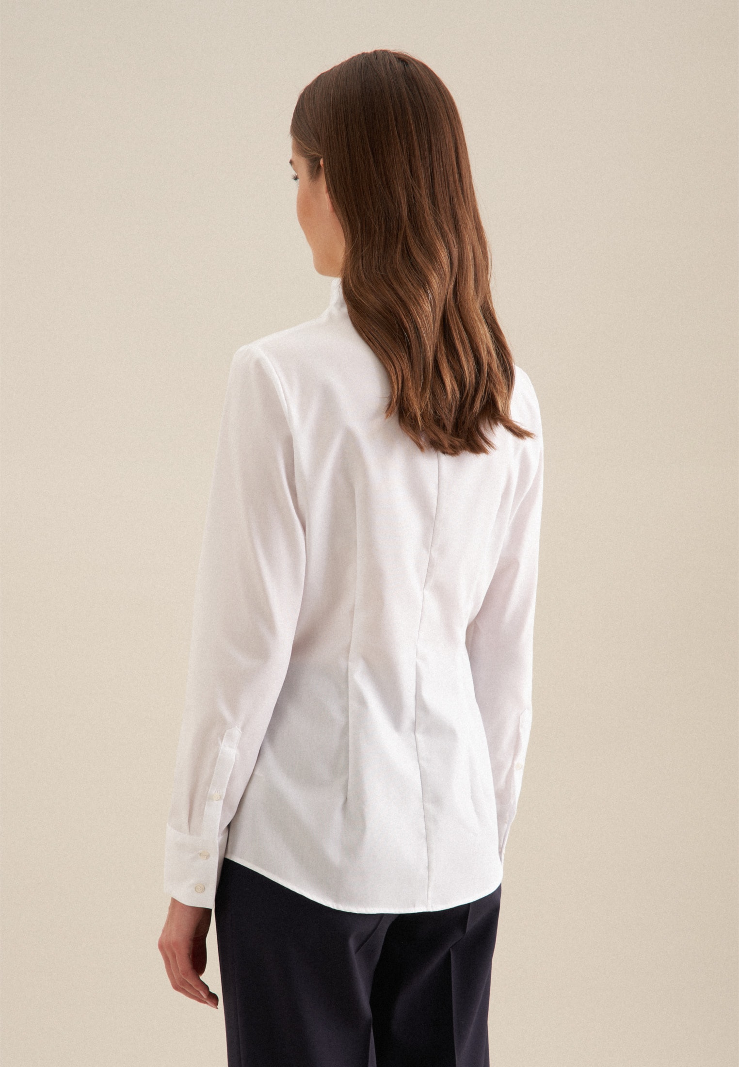seidensticker Klassische Bluse, Uni