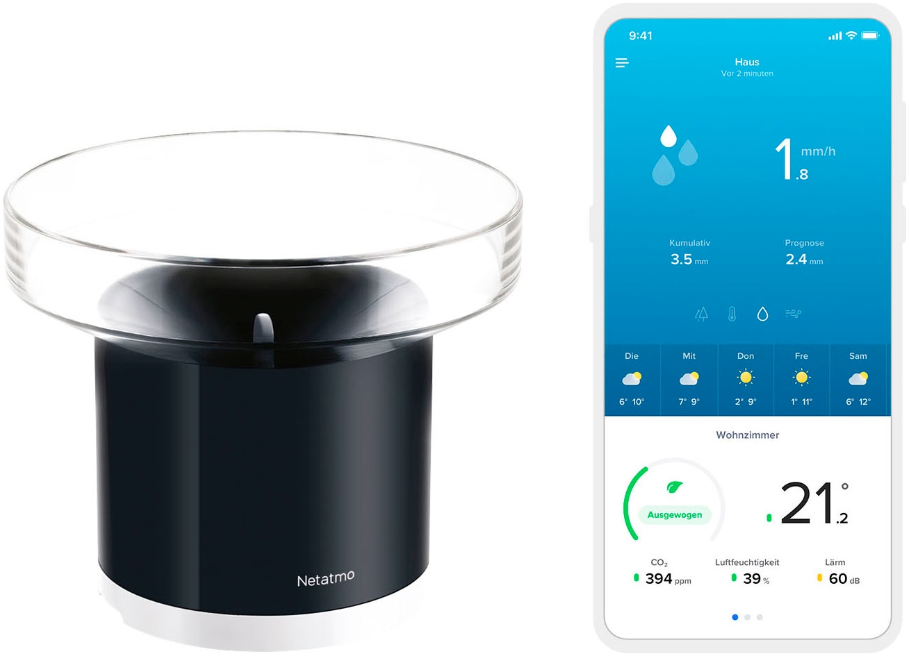 Netatmo Sensor »Smarter Regenmesser«