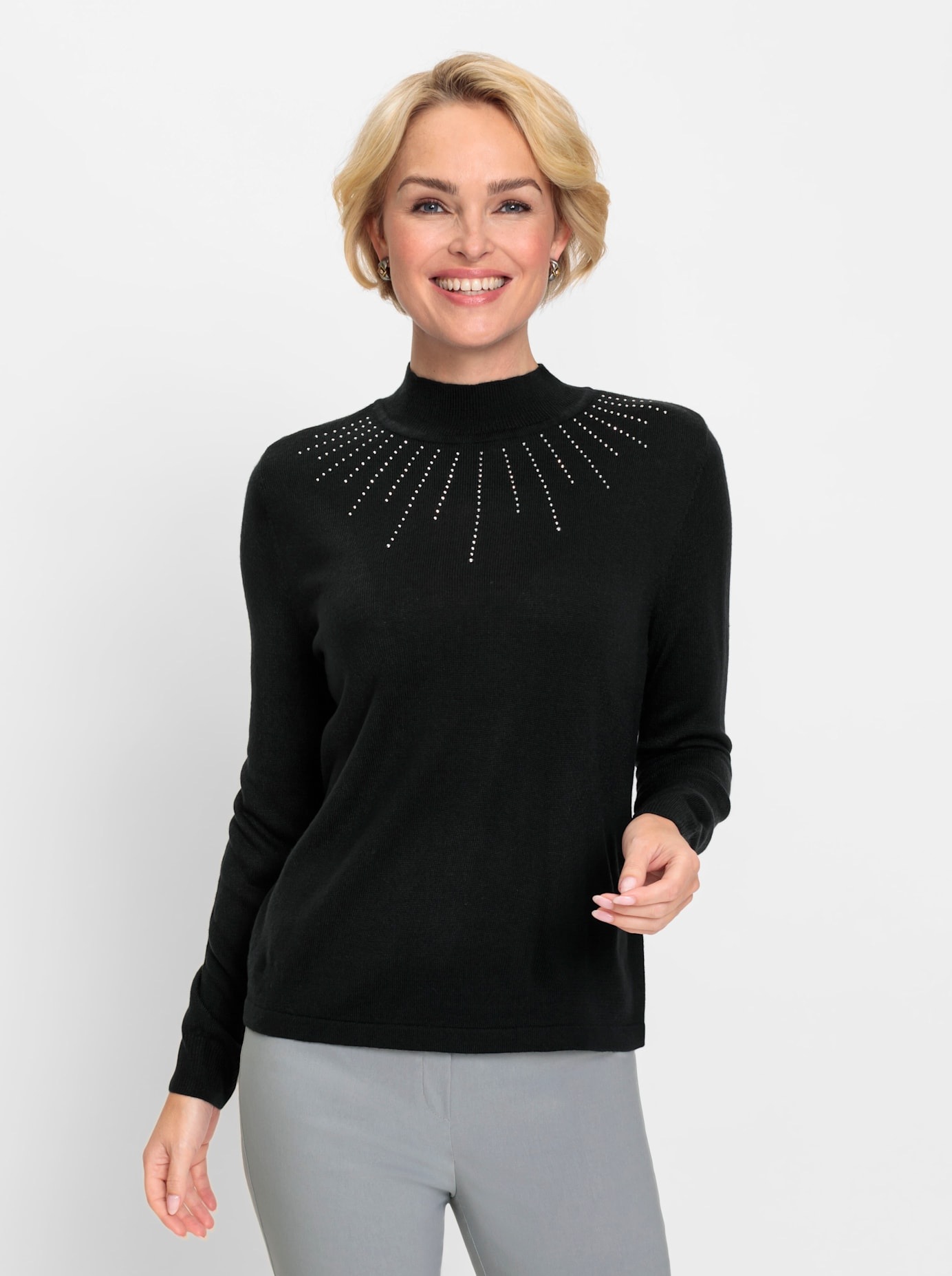 Classic Stehkragenpullover »Pullover«