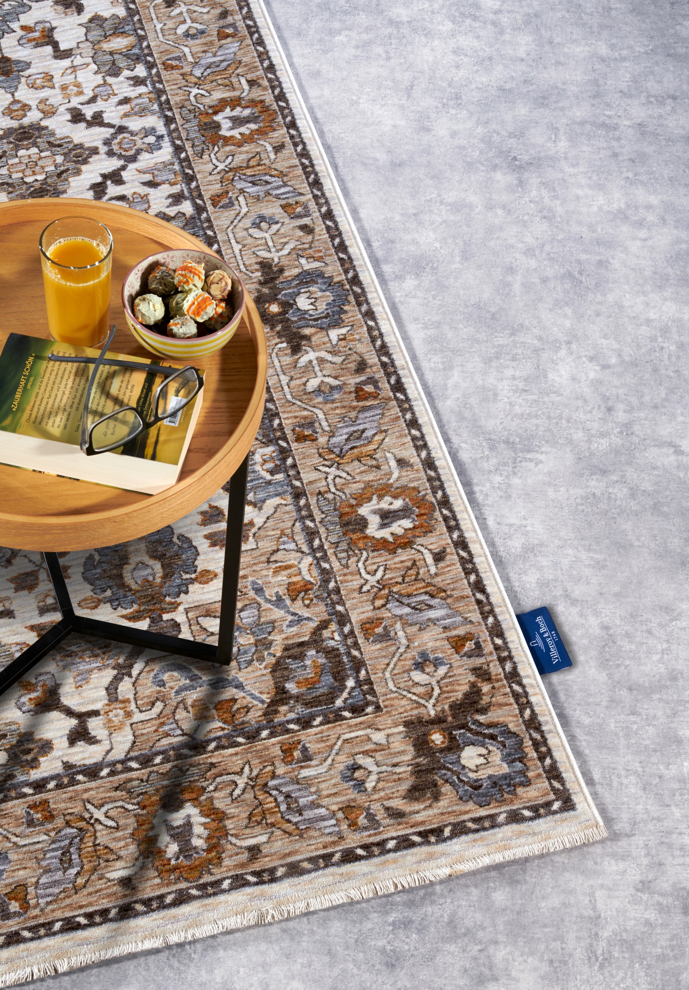 Villeroy & Boch Teppich »Egon«, rechteckig, 7 mm Höhe, Orientalisch, Fransen, Läufer, Wohnzimmer, Schlafzimmer, Klassisch