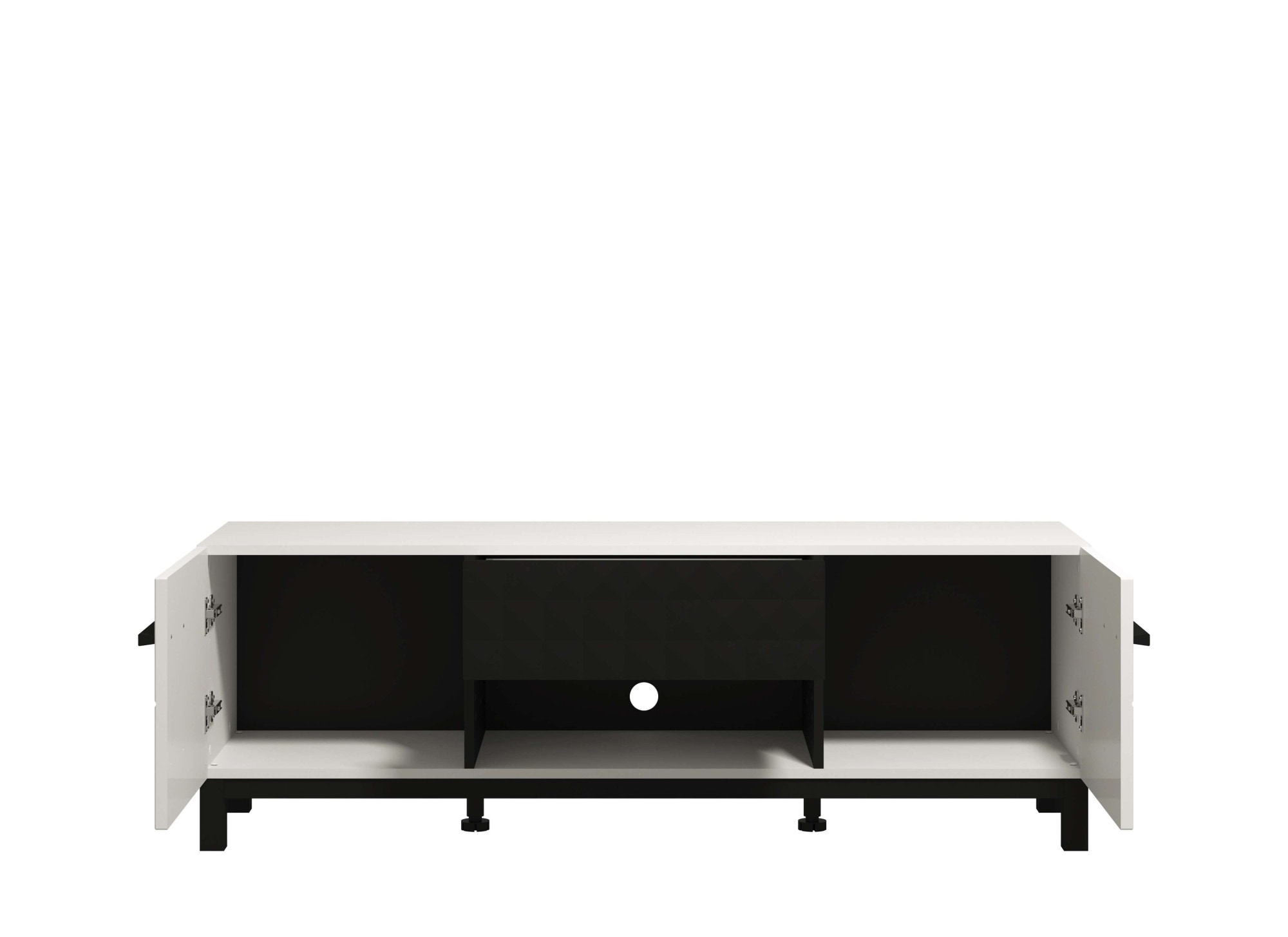 Home affaire Lowboard »Sarthe, Breite 147,5 cm TV- Lowboard, TV-Schrank, TV-Ständer«, TV-Kommode, Modernes Design, mit Schublade in toller 3D-Optik