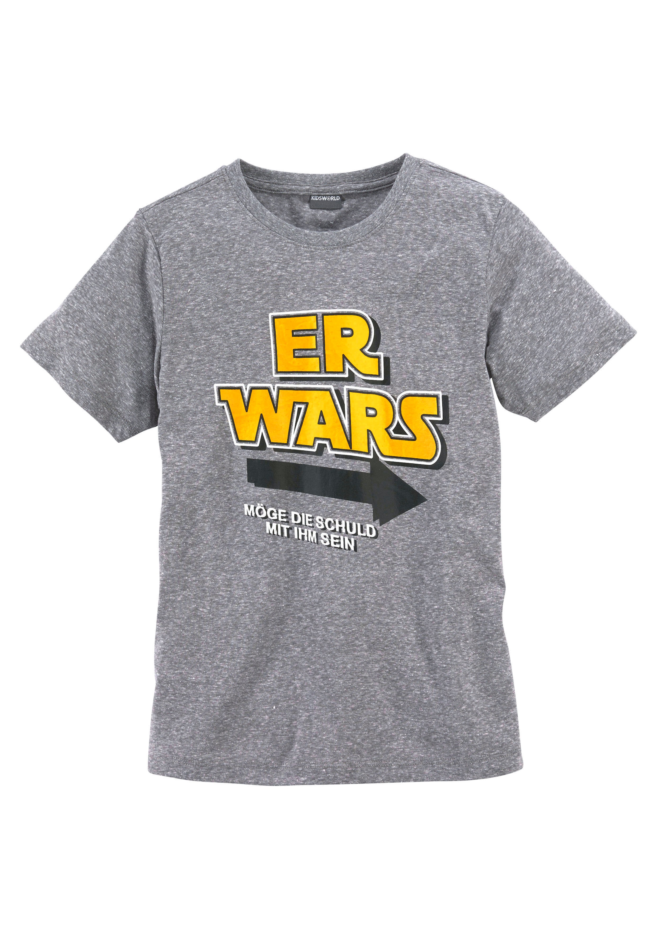 Spruch »ER KIDSWORLD T-Shirt bei WARS«,