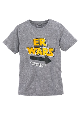 T-Shirt »ER WARS«, Spruch