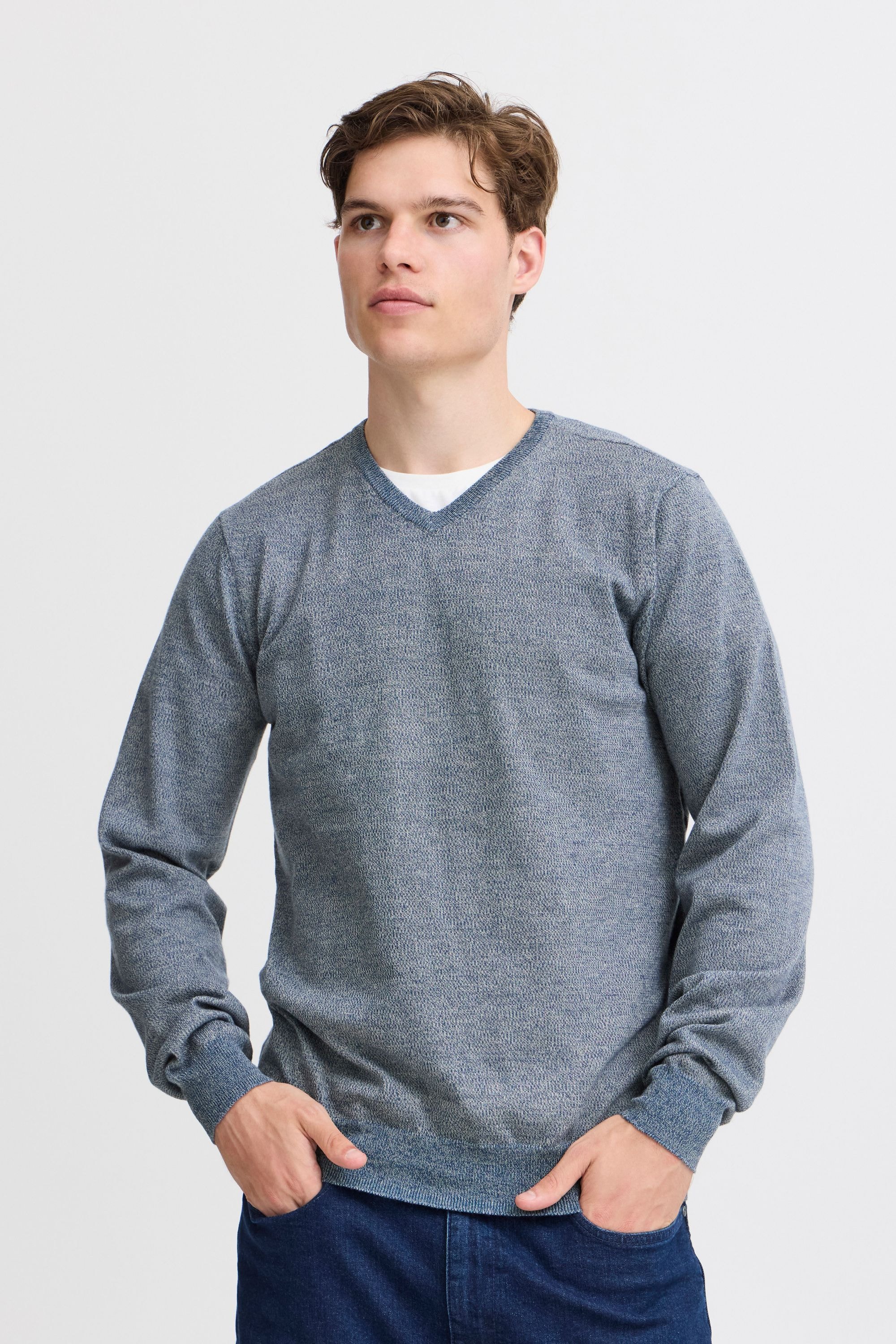 Blend Strickpullover »Strickpullover BHBRUTON V-neck«