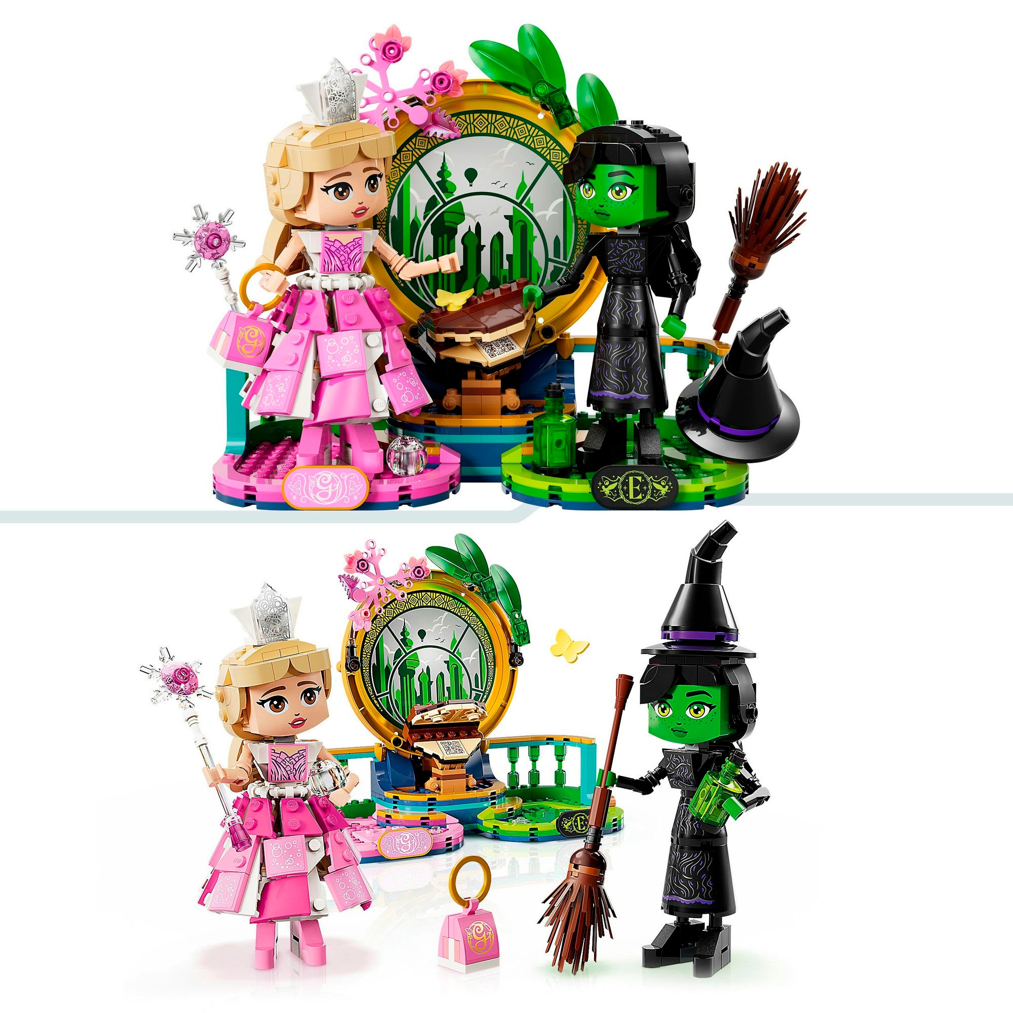 LEGO® Konstruktionsspielsteine »Elphaba und Glinda (75682), LEGO Wicked«, (558 St.), Made in Europe