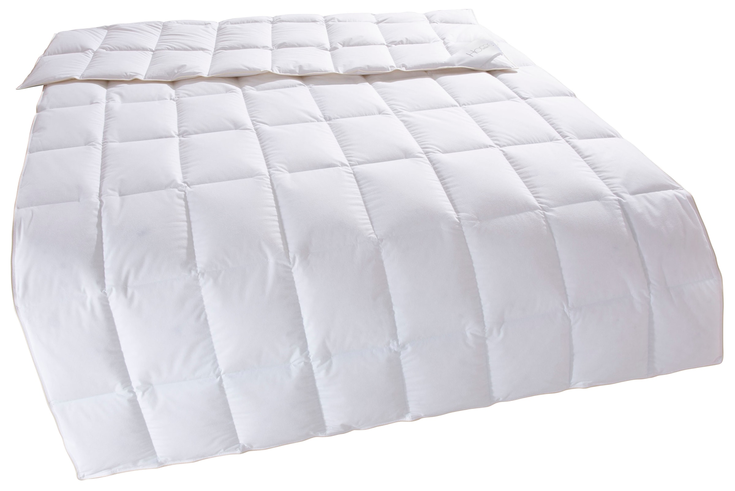 OTTO home Gänsedaunenbettdecke + Kopfkissen »Litrone Bettdecke 135x200 cm, 155 x220 cm« Set mit Kissen 40x80 cm, 80x80 cm, Frühling, Sommer, Herbst, Winter