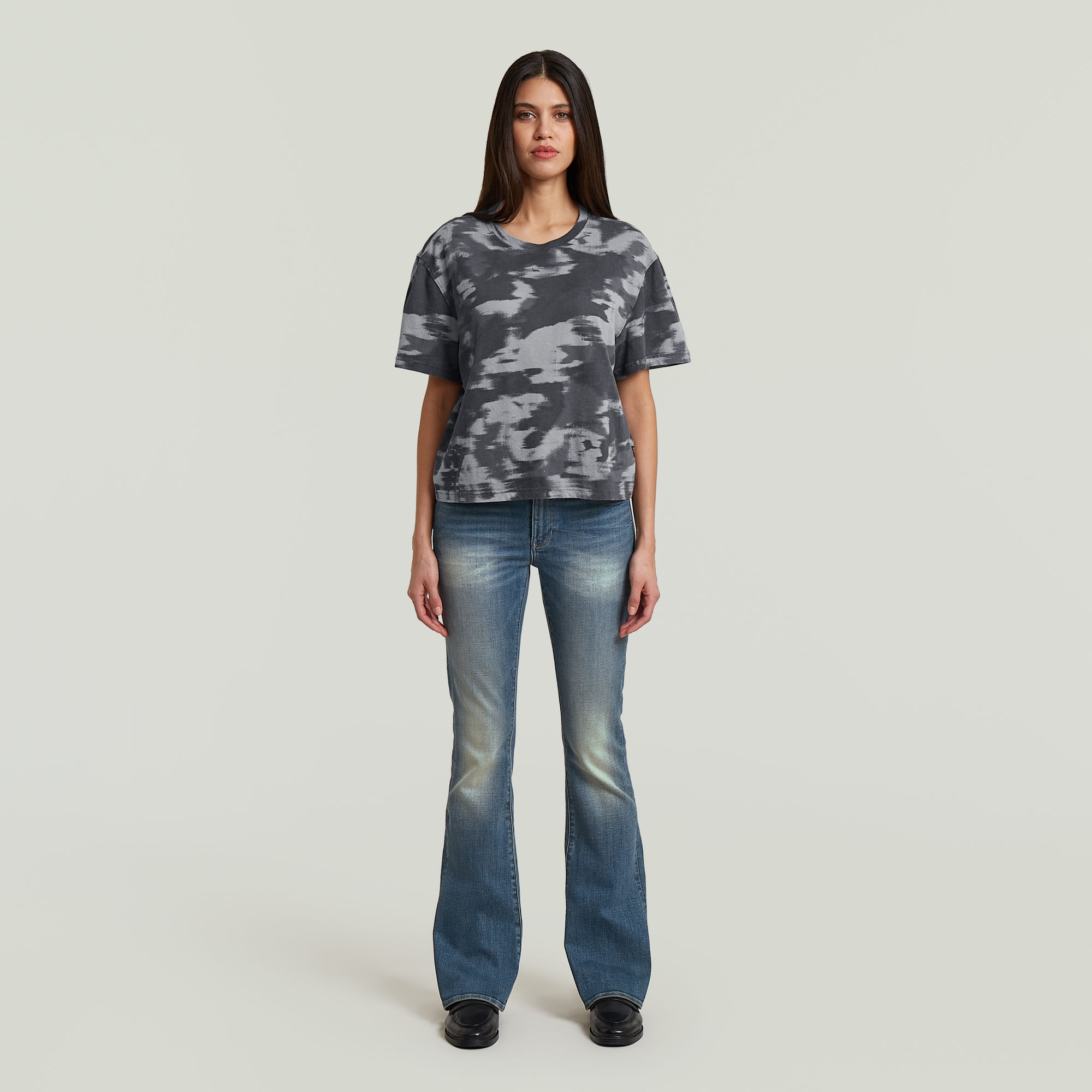 G-STAR T-Shirt »Regular Camo r t wmn« mit Allover-Print, Rundhals