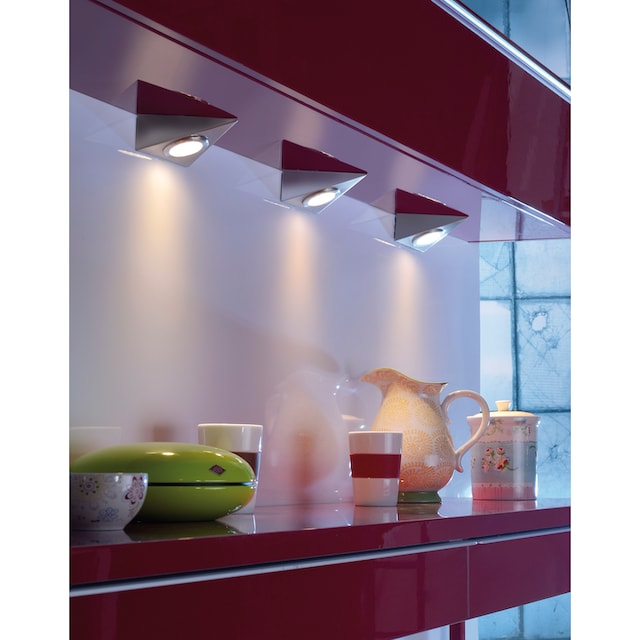 Leuchten Direkt Unterschrankleuchte »THEO«, 3 flammig-flammig, LED  Unterbauleuchte, Küchenlampe, Küchenbeleuchtung online kaufen | mit 3  Jahren XXL Garantie