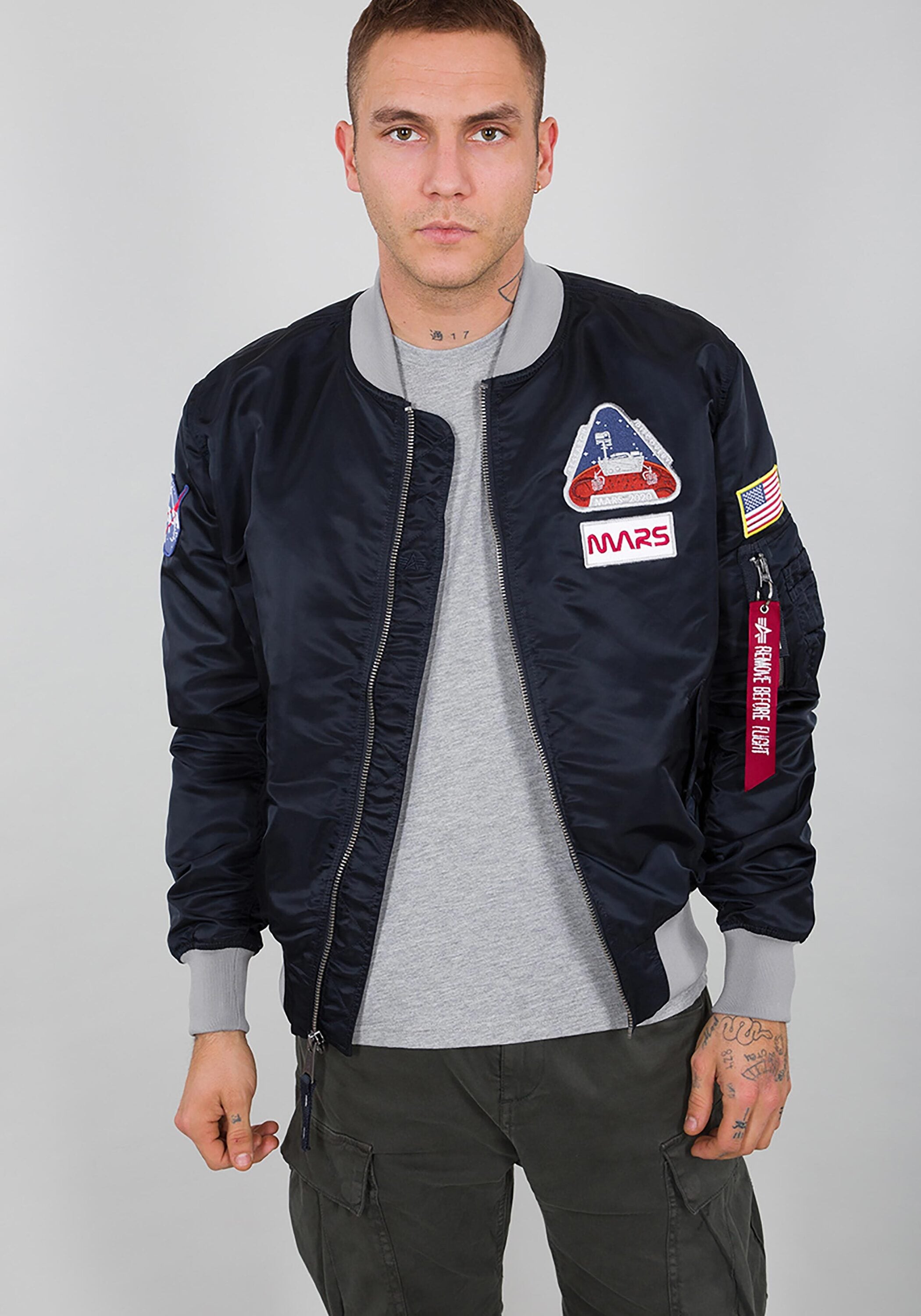 Bomberjacke »Alpha Industries Men - Bomber Jackets MA-1 LW Mission To Mars«